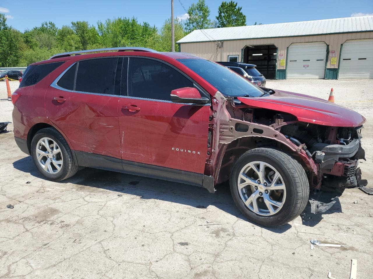 2018 Chevrolet Equinox Lt Red vin: 2GNAXKEX8J6287475