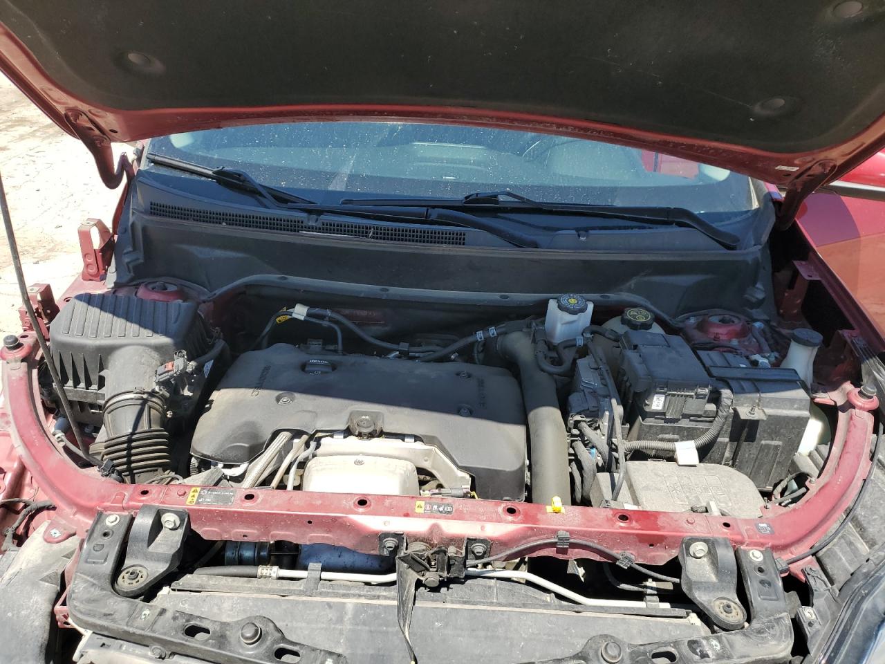 2018 Chevrolet Equinox Lt Red vin: 2GNAXKEX8J6287475
