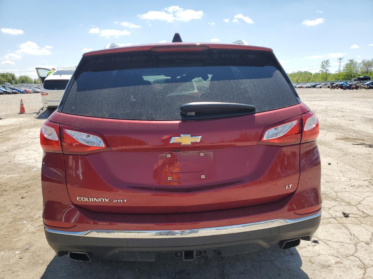 2018 Chevrolet Equinox Lt Red vin: 2GNAXKEX8J6287475