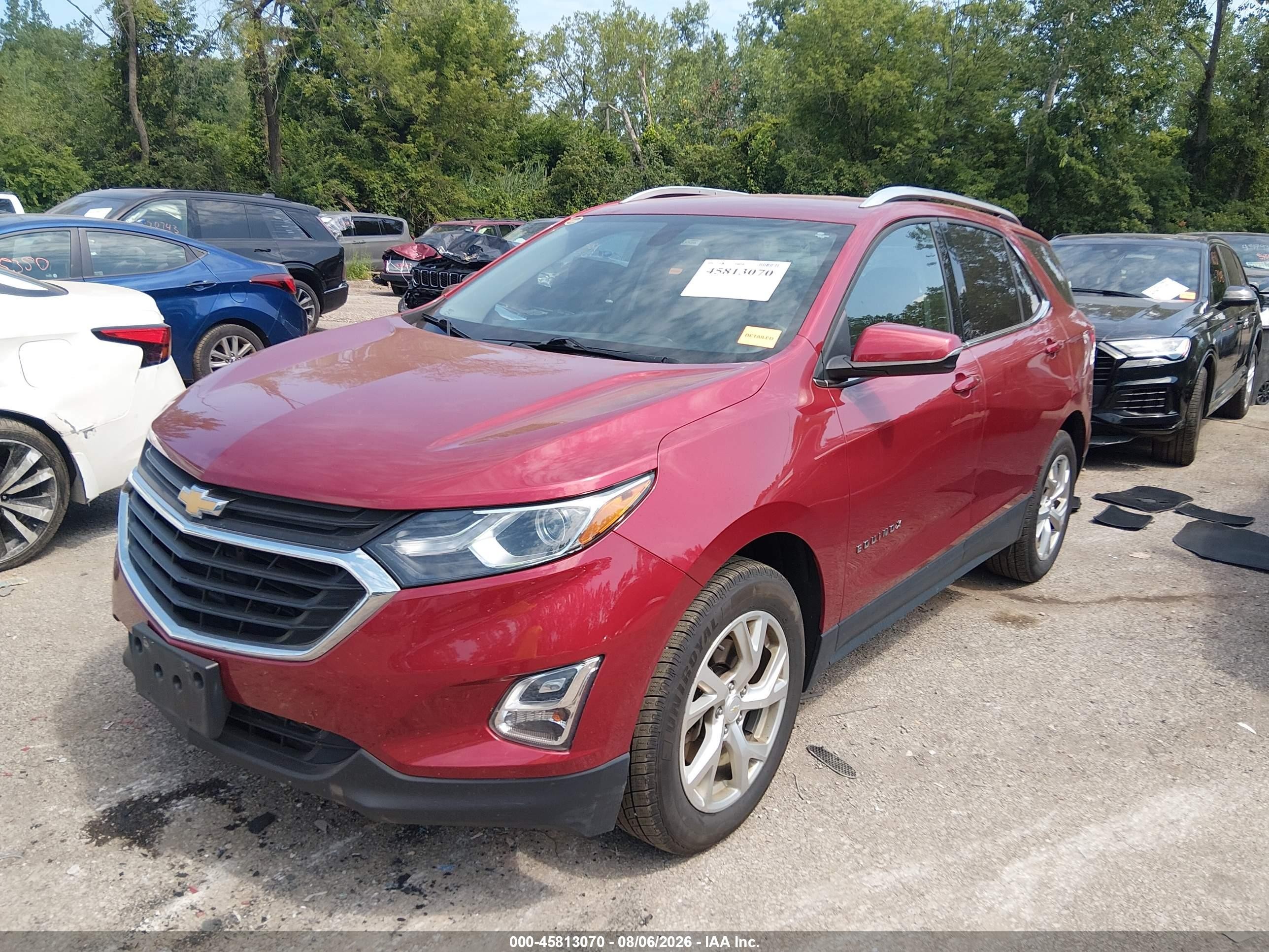 2019 Chevrolet Equinox Lt Красный vin: 2GNAXLEX3K6106256