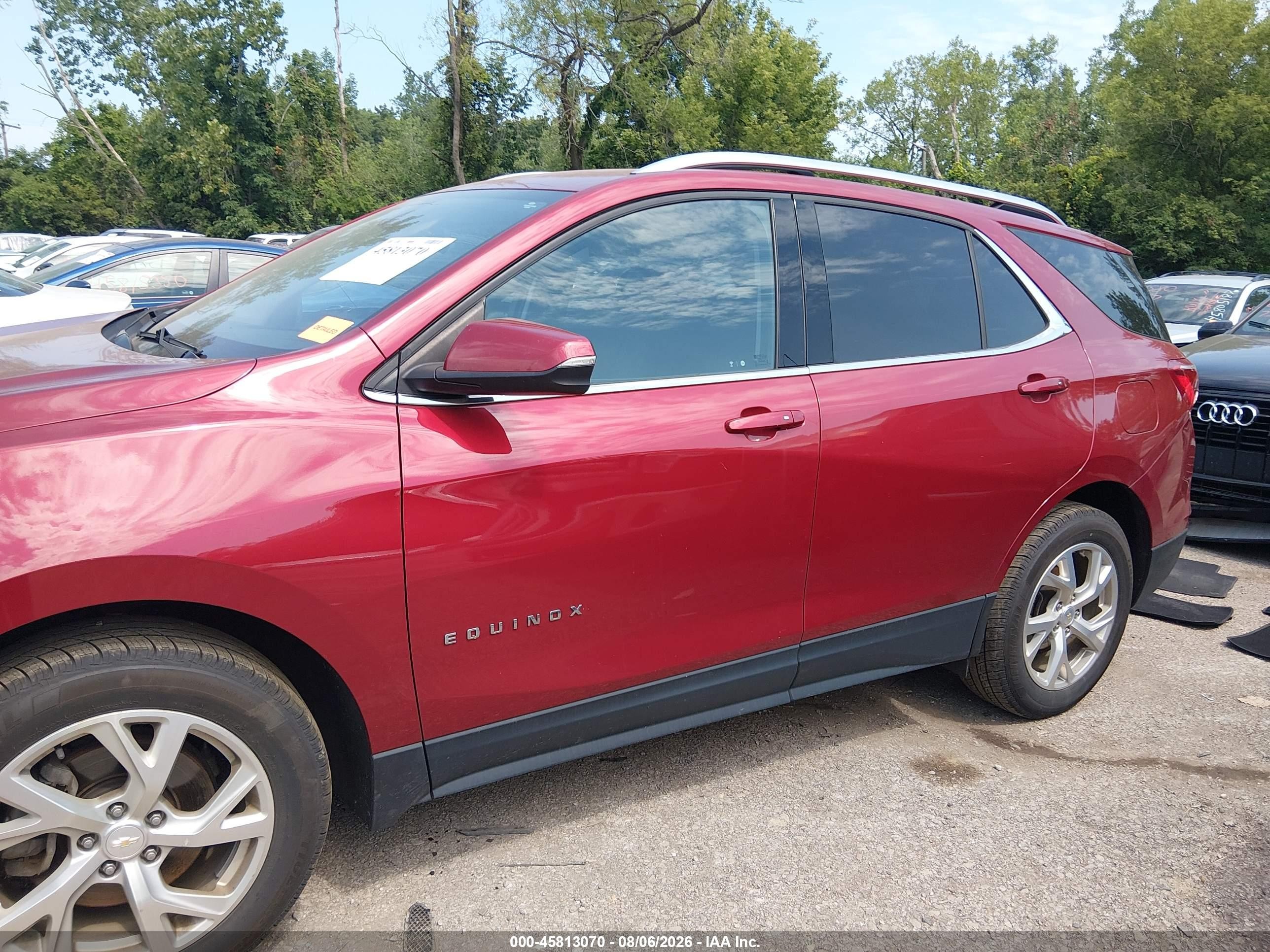 2019 Chevrolet Equinox Lt Красный vin: 2GNAXLEX3K6106256