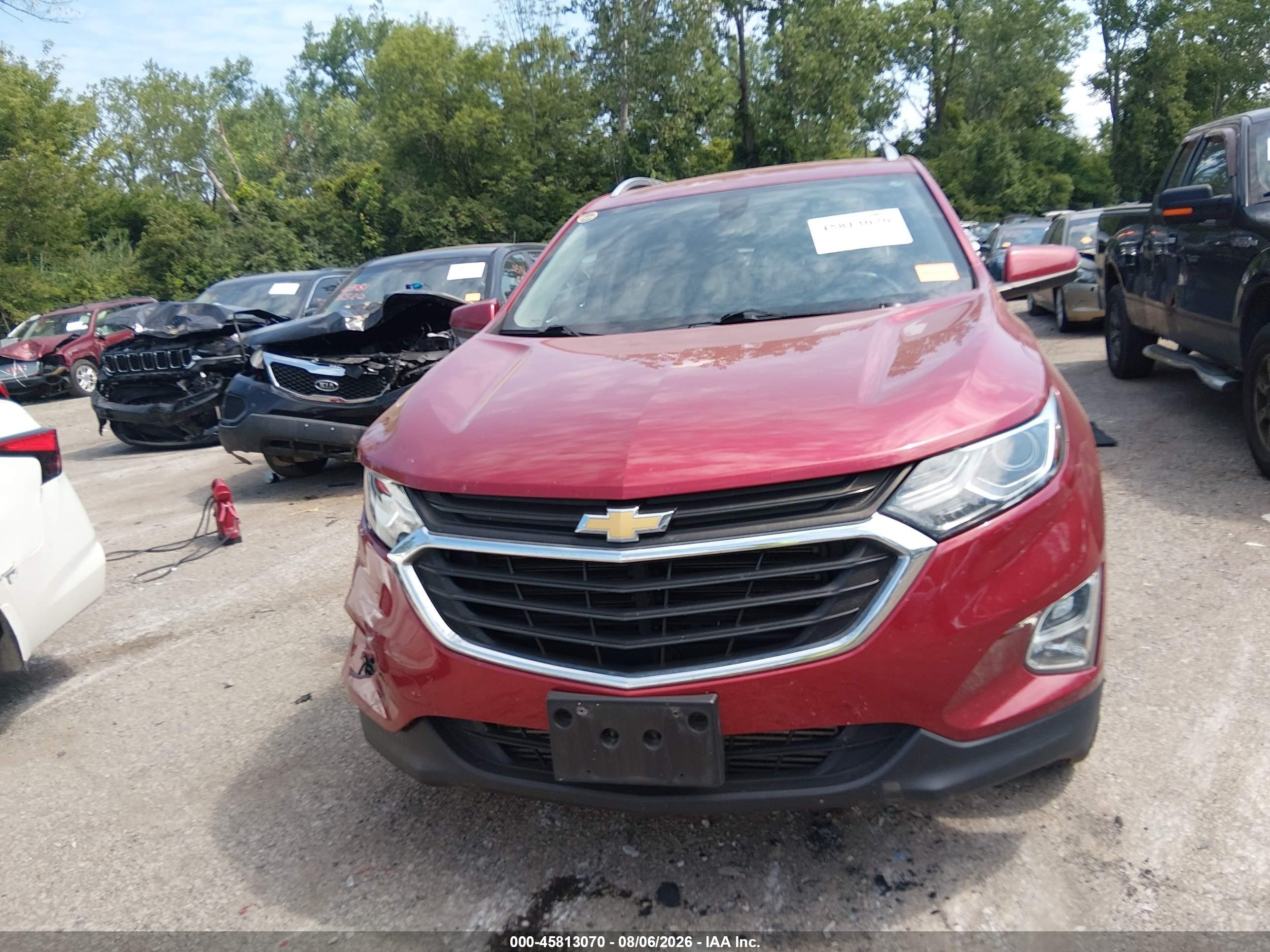 2019 Chevrolet Equinox Lt Красный vin: 2GNAXLEX3K6106256