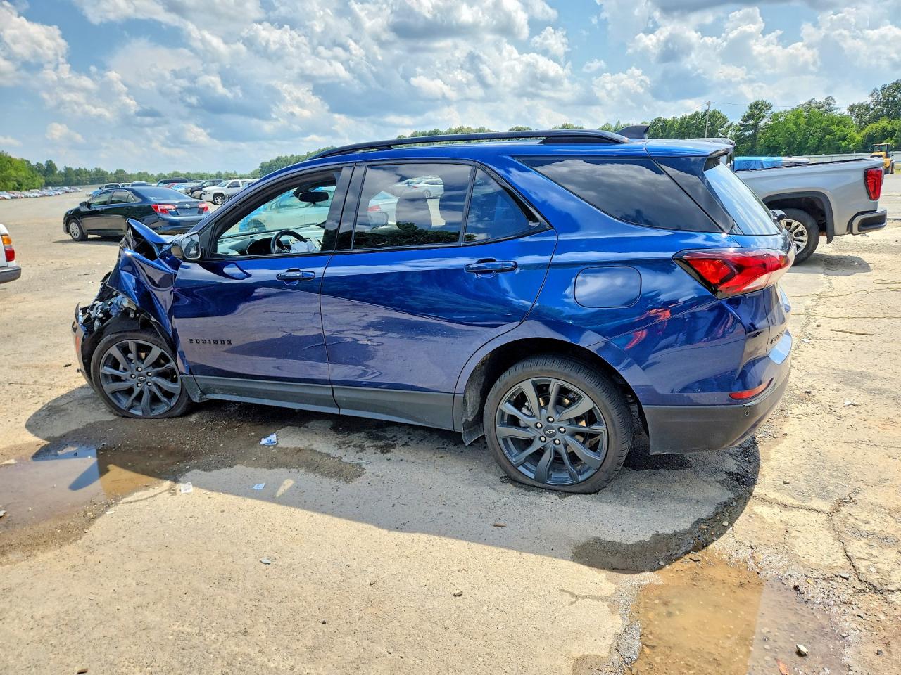 2022 Chevrolet Equinox Rs Blue vin: 2GNAXMEV1N6117040