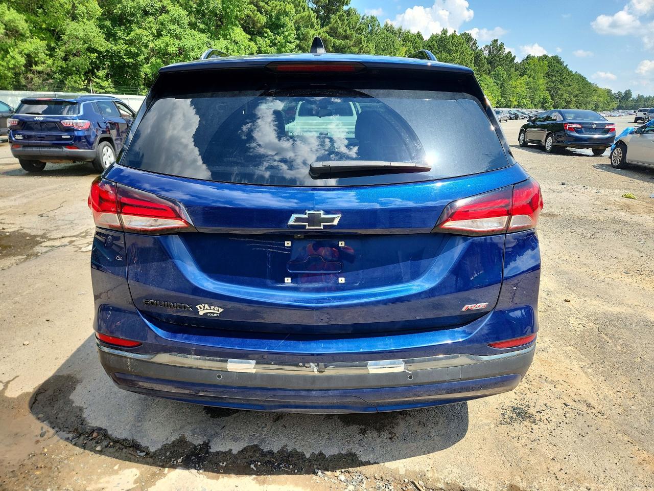 2022 Chevrolet Equinox Rs Blue vin: 2GNAXMEV1N6117040
