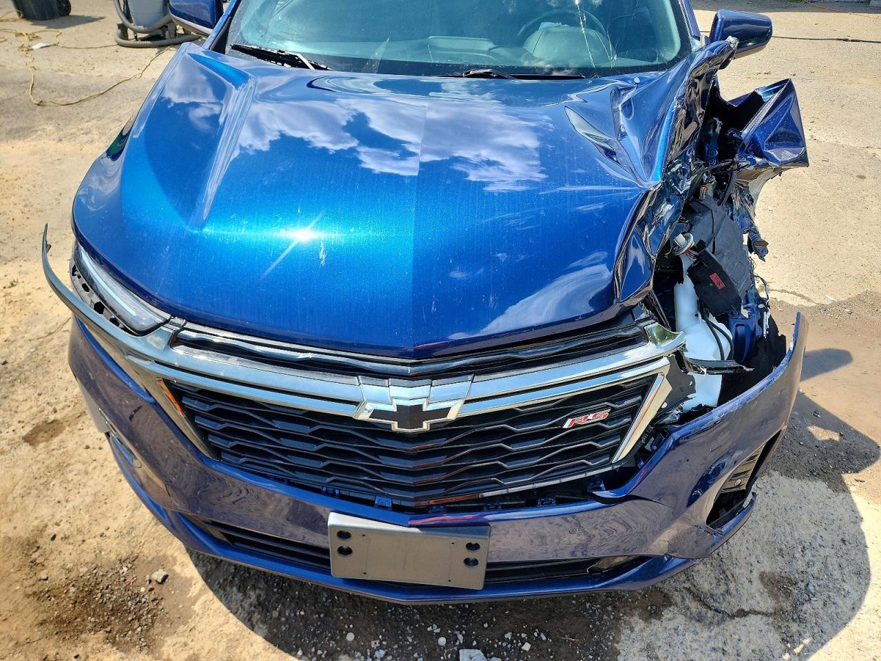 2022 Chevrolet Equinox Rs Blue vin: 2GNAXMEV1N6117040