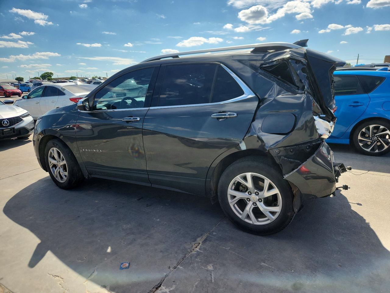 2019 Chevrolet Equinox Premier Серый vin: 2GNAXNEV5K6258033
