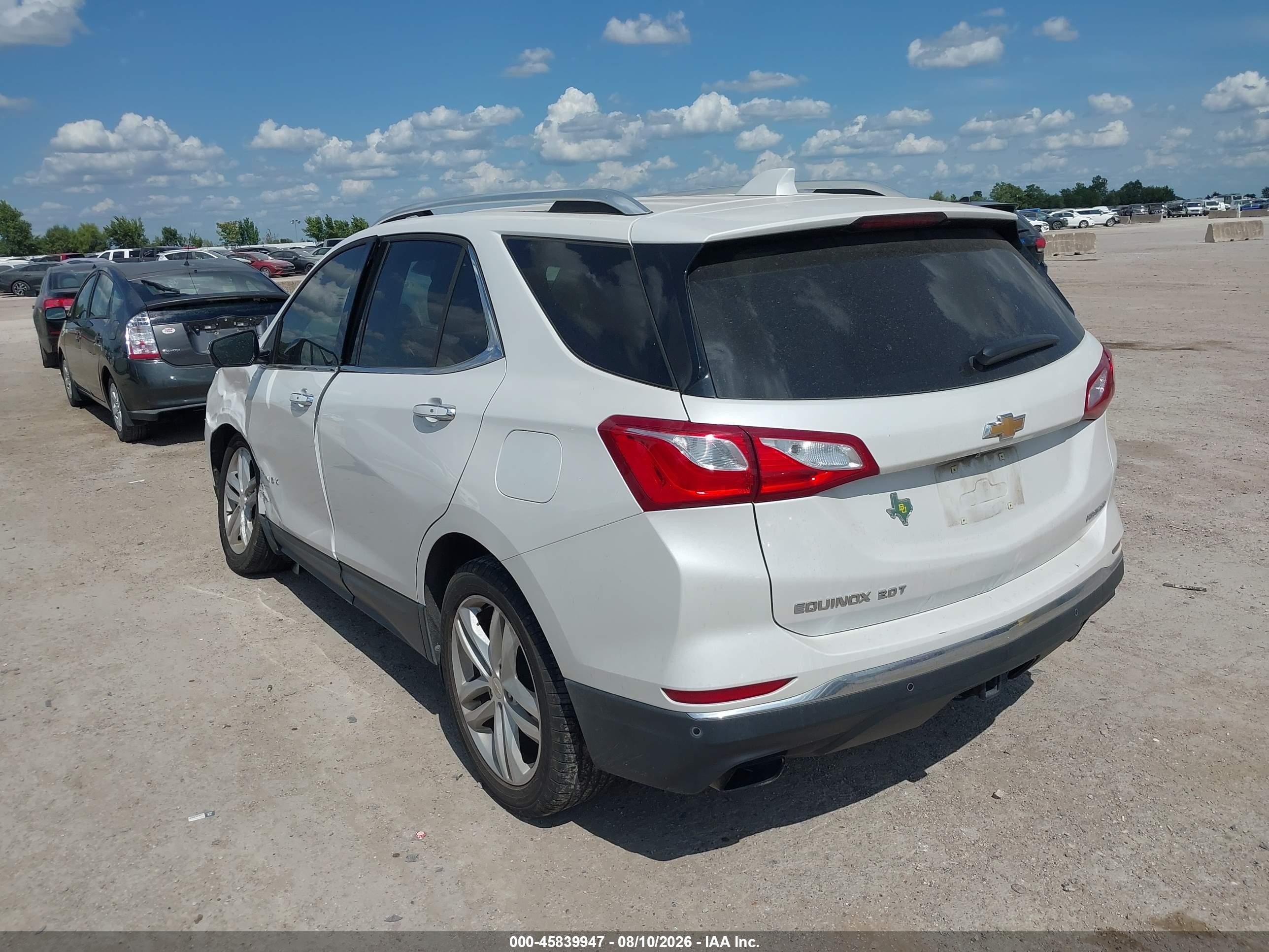2019 Chevrolet Equinox Premier Белый vin: 2GNAXPEX2K6269987
