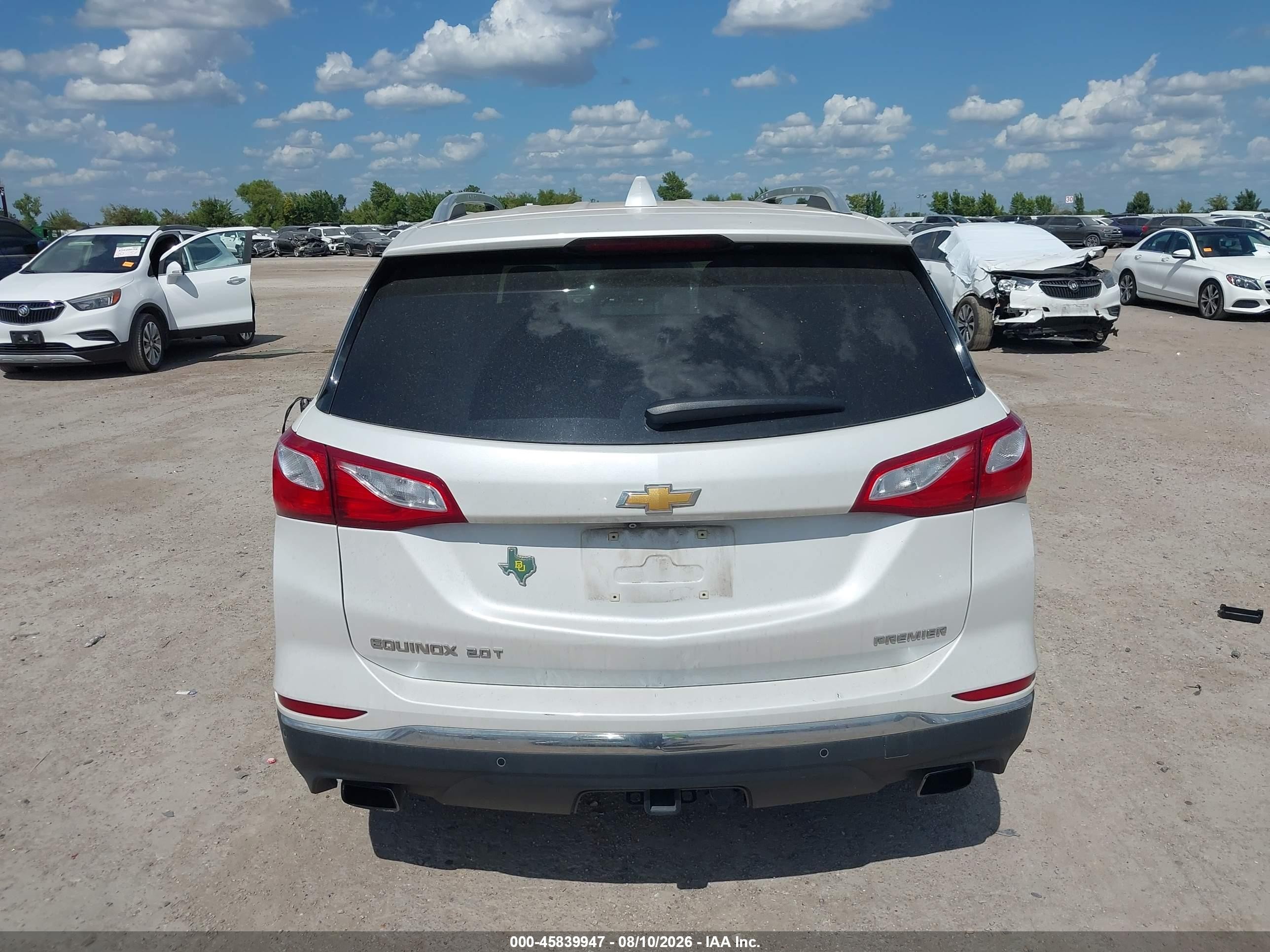 2019 Chevrolet Equinox Premier Белый vin: 2GNAXPEX2K6269987