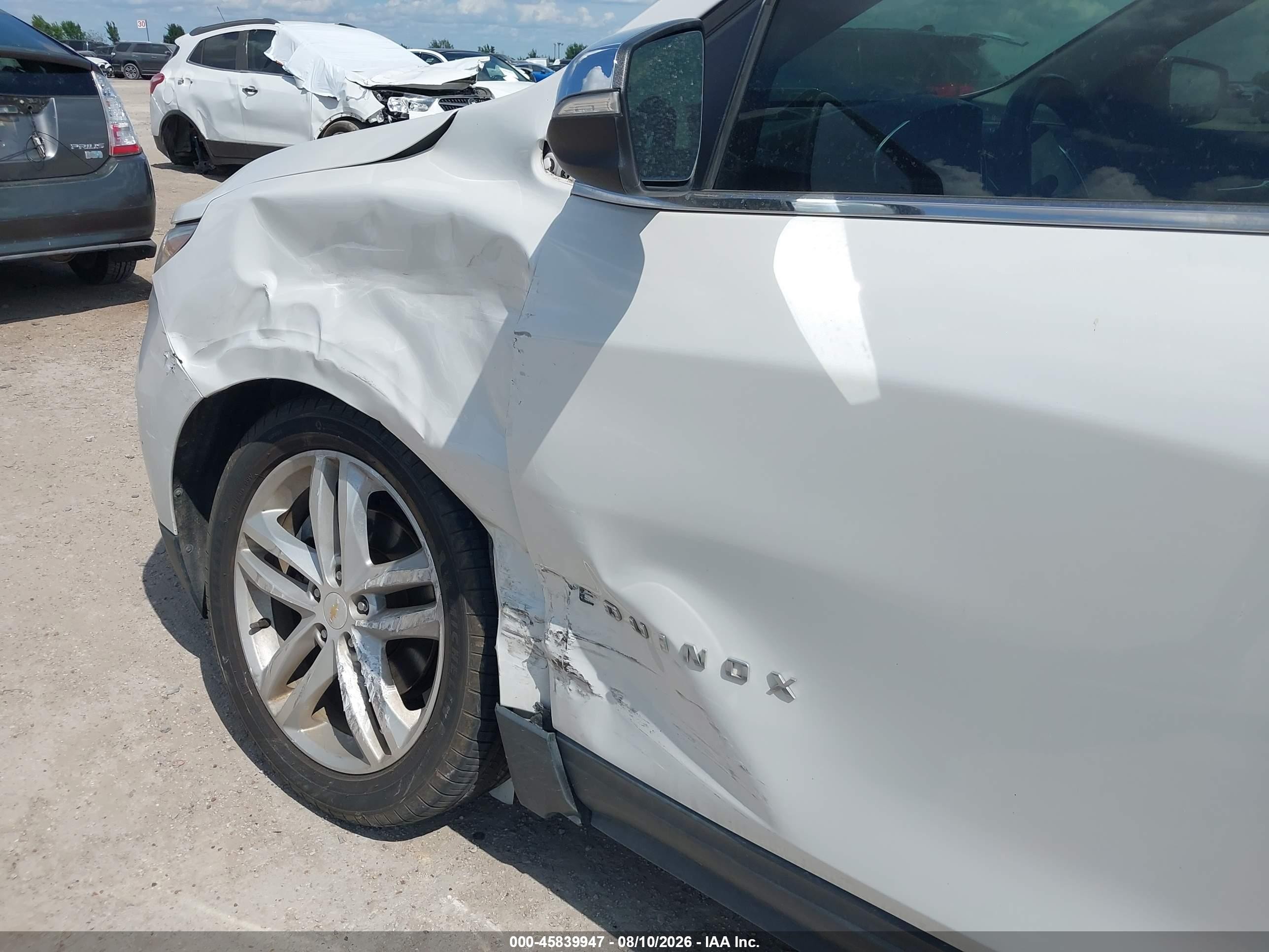 2019 Chevrolet Equinox Premier Белый vin: 2GNAXPEX2K6269987