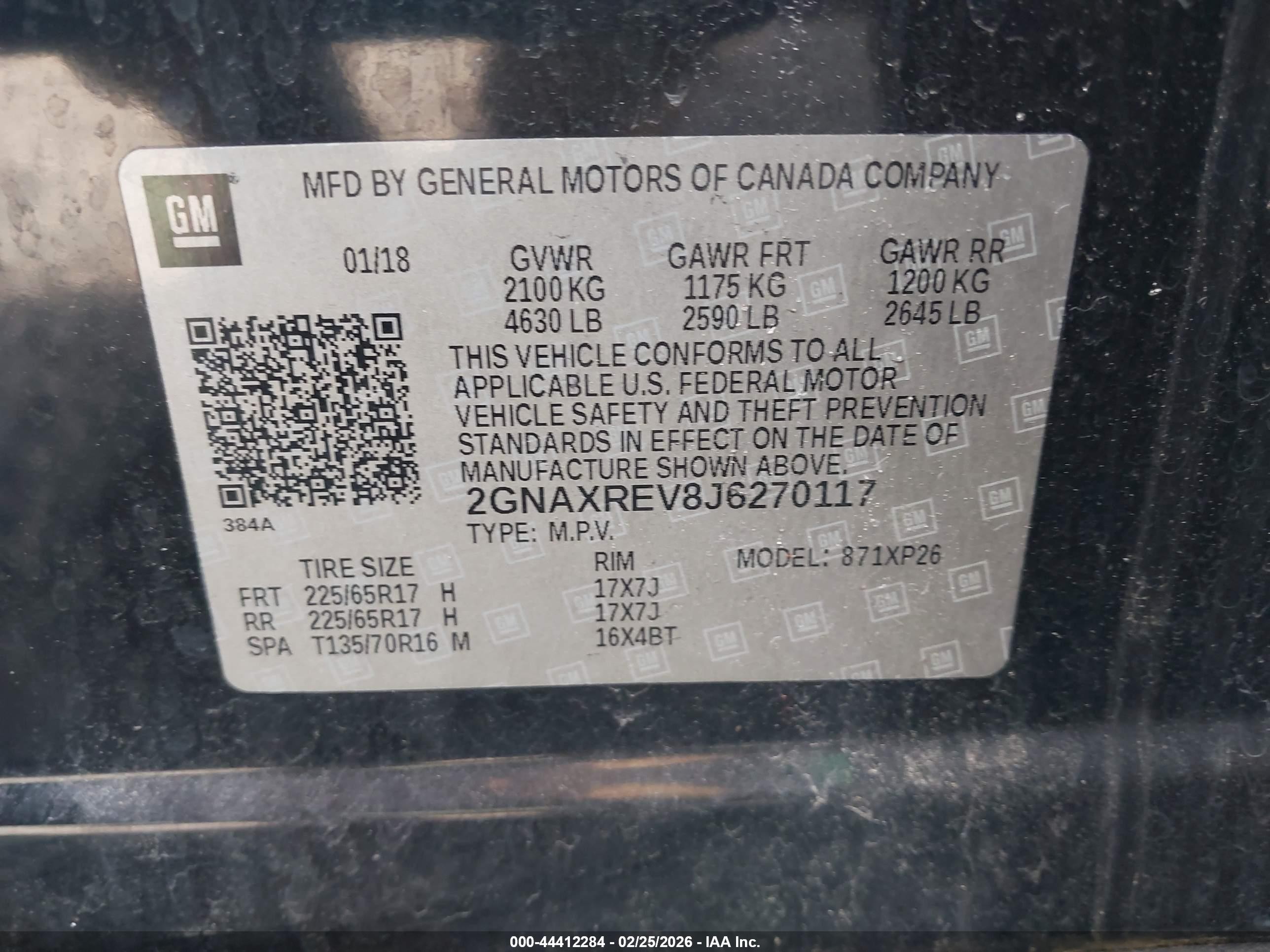 2018 Chevrolet Equinox Ls Black vin: 2GNAXREV8J6270117