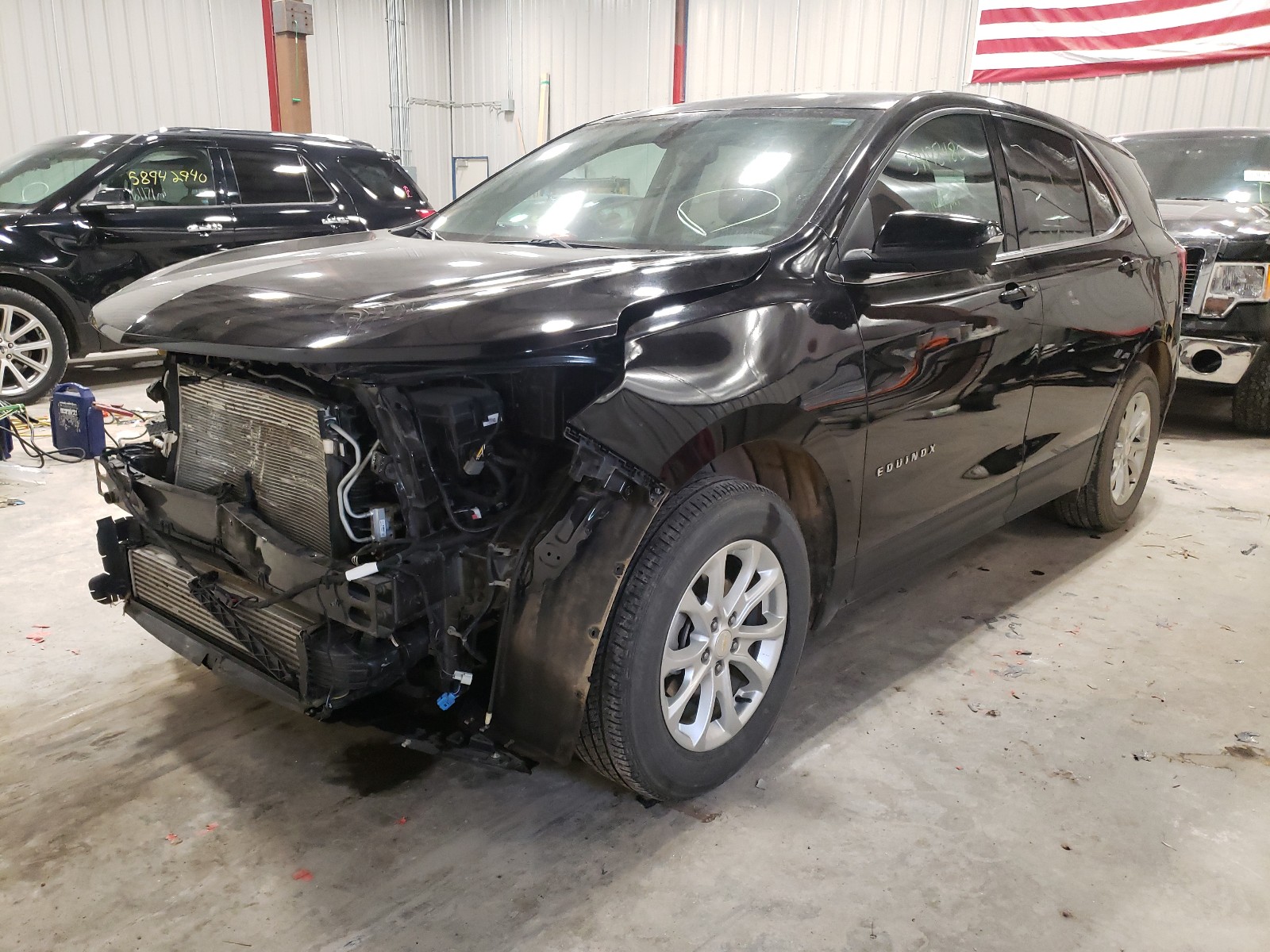 2018 Chevrolet Equinox Lt Black vin: 2GNAXSEV0J6272497