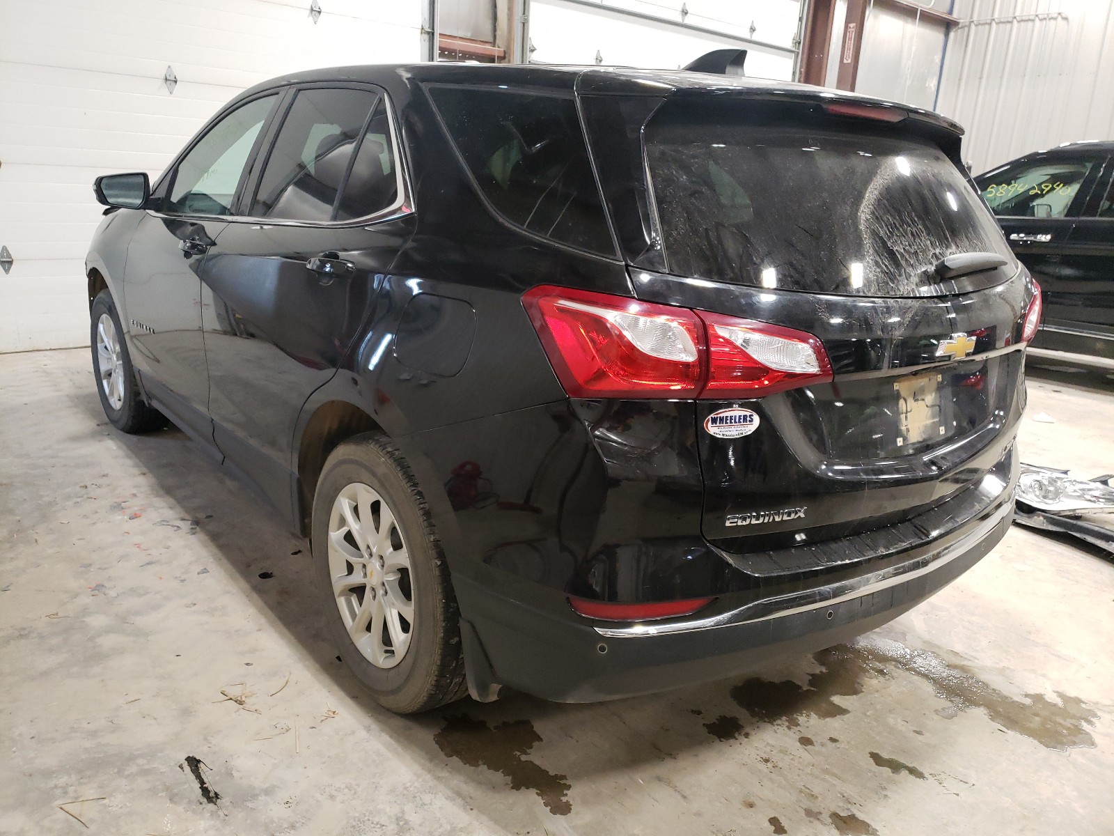 2018 Chevrolet Equinox Lt Black vin: 2GNAXSEV0J6272497