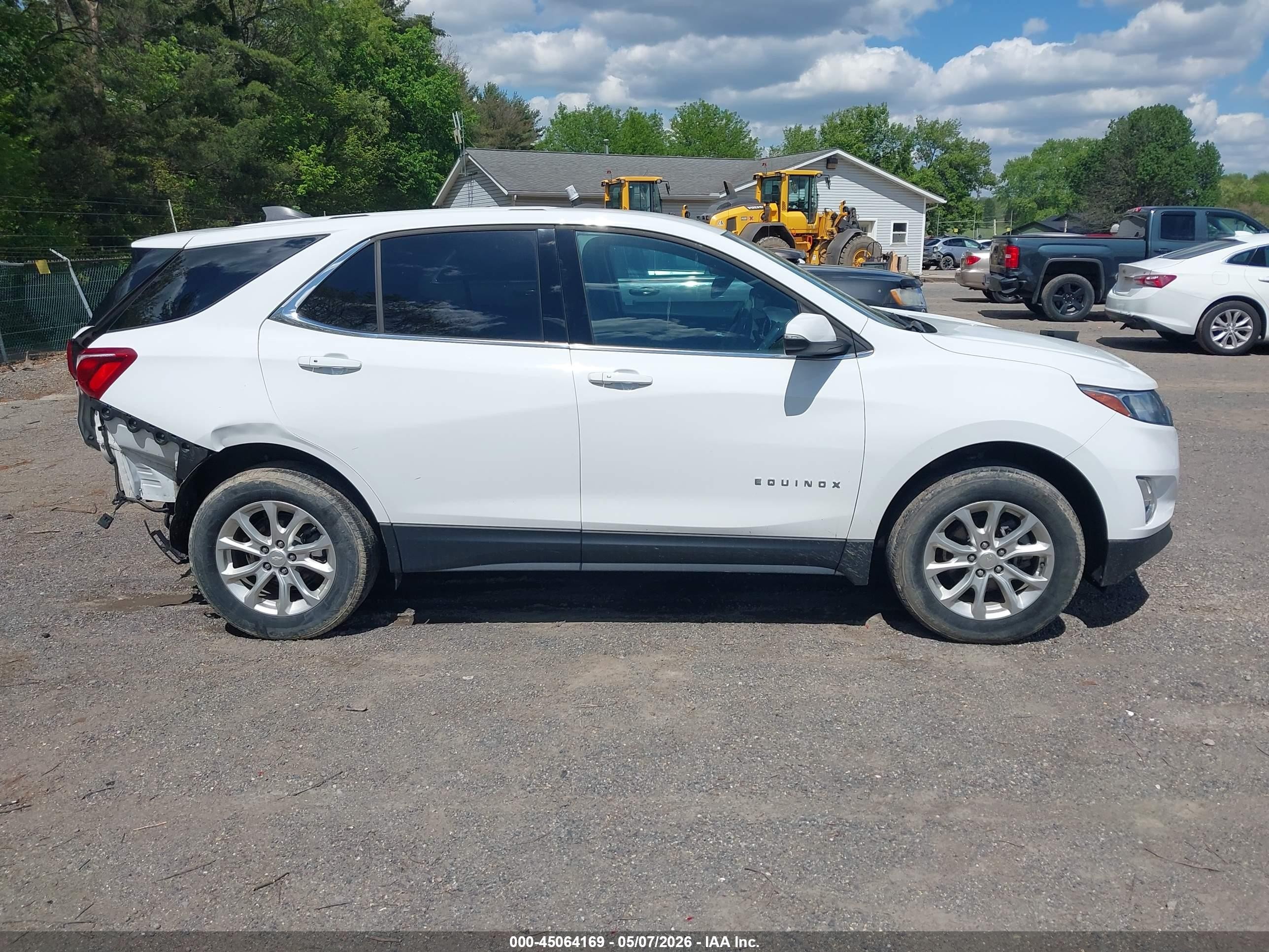 2018 Chevrolet Equinox Lt Белый vin: 2GNAXSEV1J6108272
