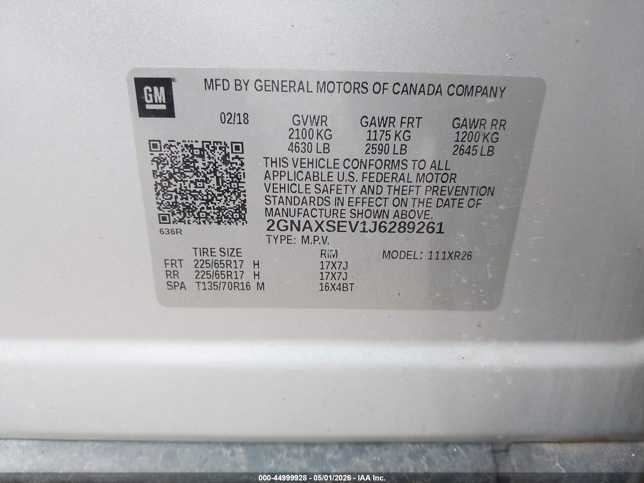 2018 Chevrolet Equinox Lt Серебряный vin: 2GNAXSEV1J6289261