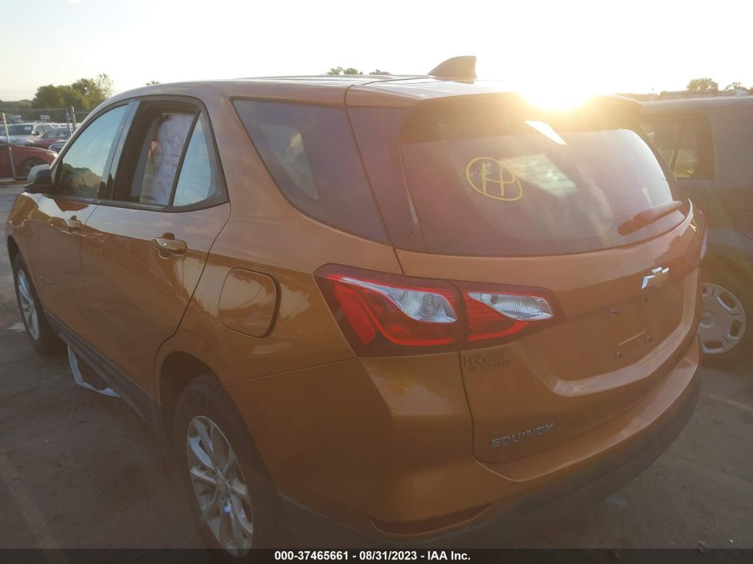 2019 Chevrolet Equinox Ls Orange vin: 2GNAXSEV1K6129673