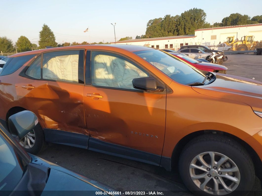 2019 Chevrolet Equinox Ls Orange vin: 2GNAXSEV1K6129673