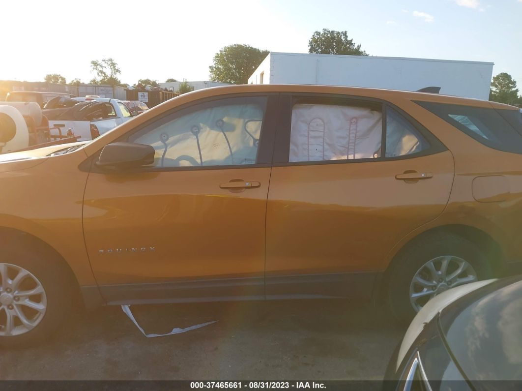 2019 Chevrolet Equinox Ls Orange vin: 2GNAXSEV1K6129673