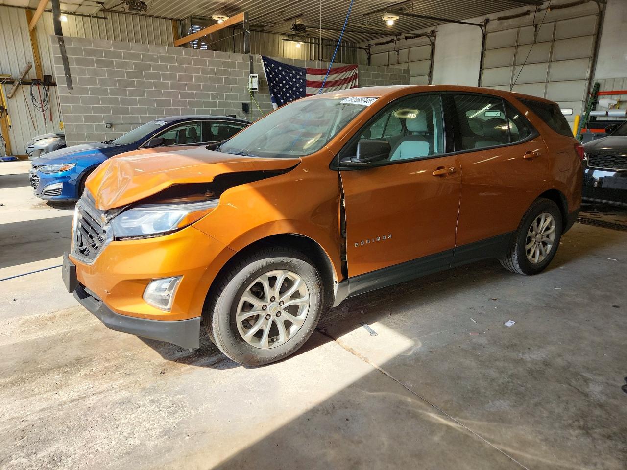 2019 Chevrolet Equinox Ls Orange vin: 2GNAXSEV1K6129673