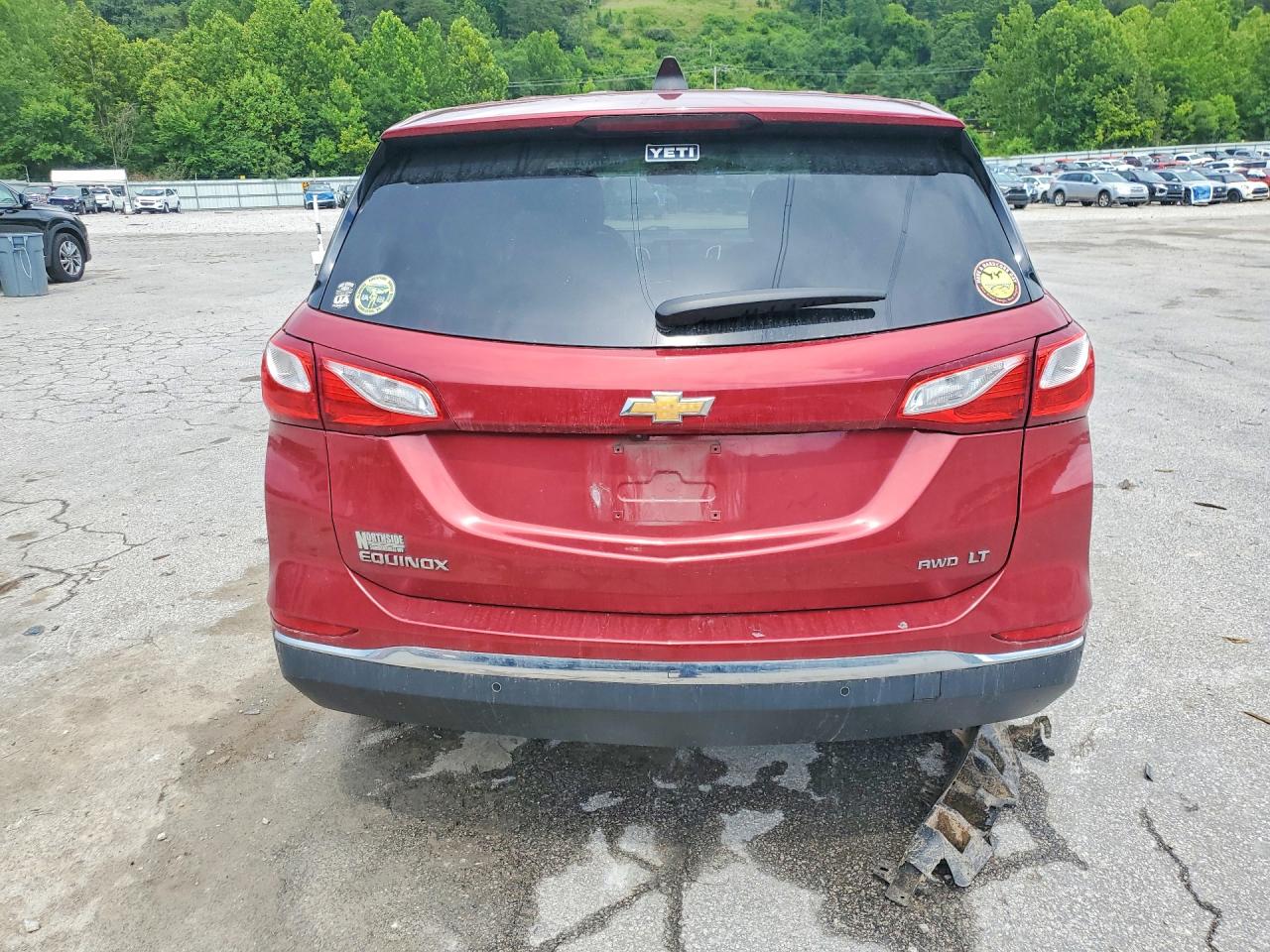 2018 Chevrolet Equinox Lt Maroon vin: 2GNAXSEV2J6200040