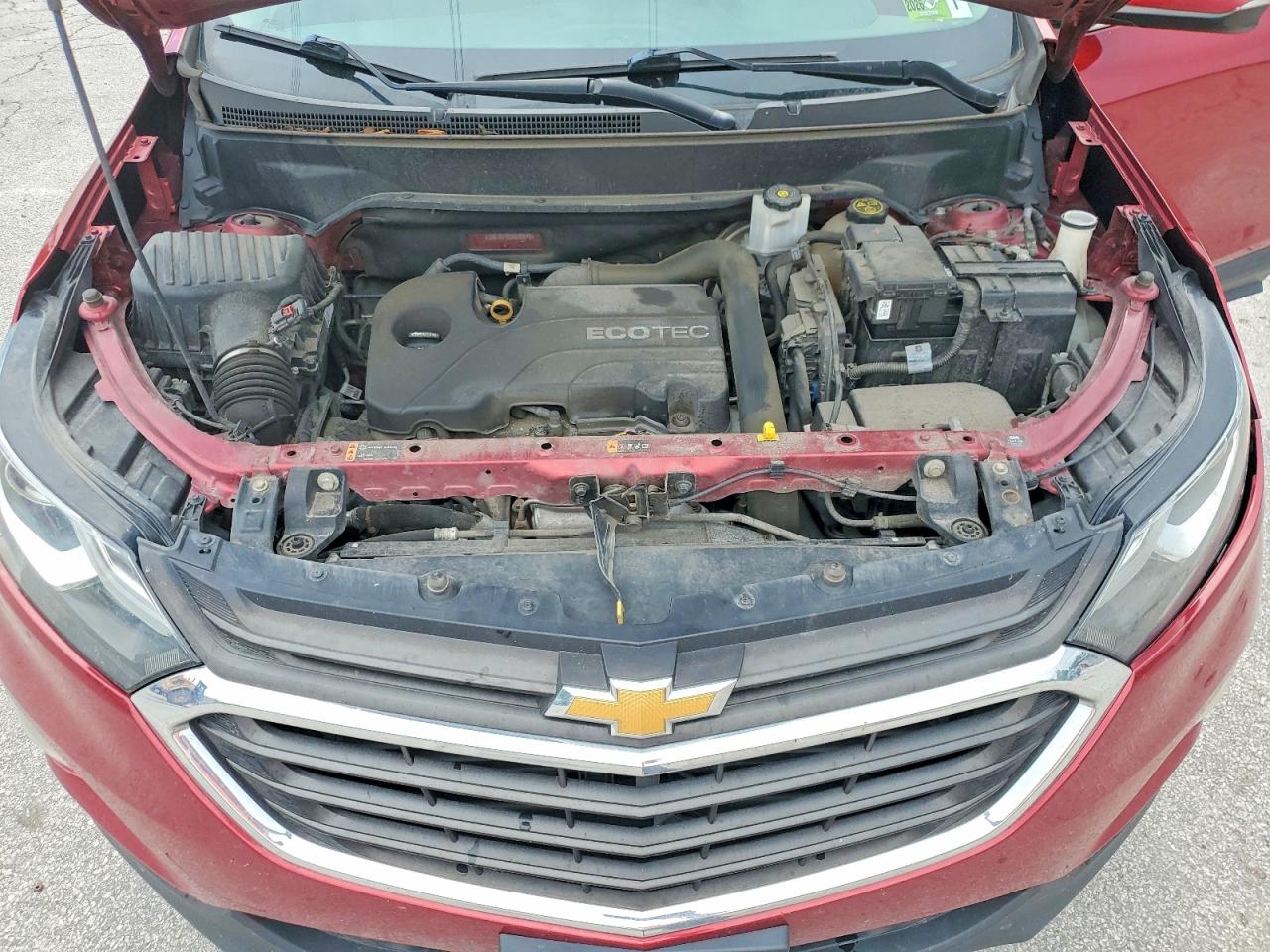 2018 Chevrolet Equinox Lt Maroon vin: 2GNAXSEV2J6200040