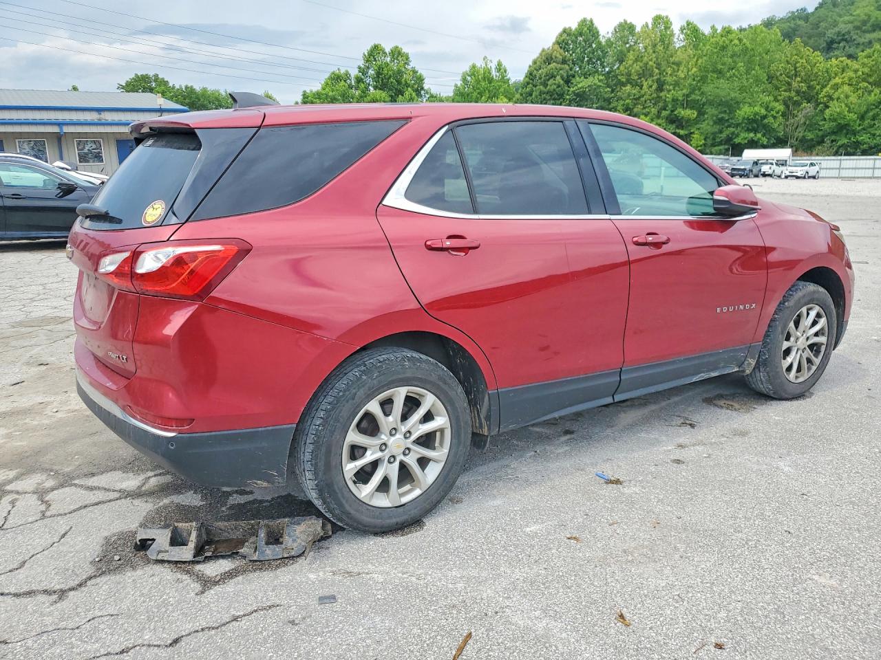 2018 Chevrolet Equinox Lt Maroon vin: 2GNAXSEV2J6200040