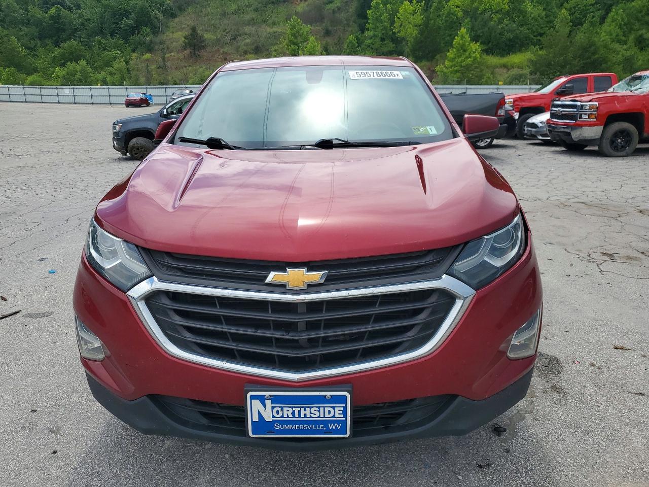 2018 Chevrolet Equinox Lt Maroon vin: 2GNAXSEV2J6200040