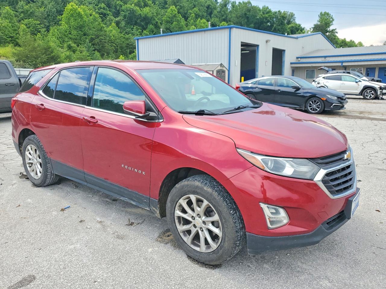 2018 Chevrolet Equinox Lt Maroon vin: 2GNAXSEV2J6200040