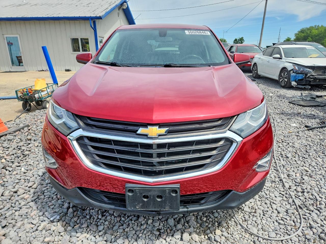 2018 Chevrolet Equinox Lt Red vin: 2GNAXSEV5J6190040