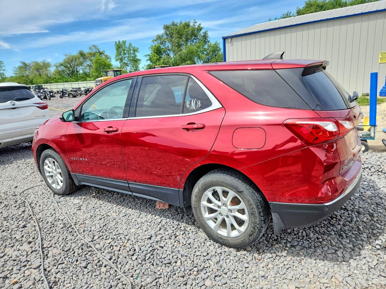 2018 Chevrolet Equinox Lt Red vin: 2GNAXSEV5J6190040