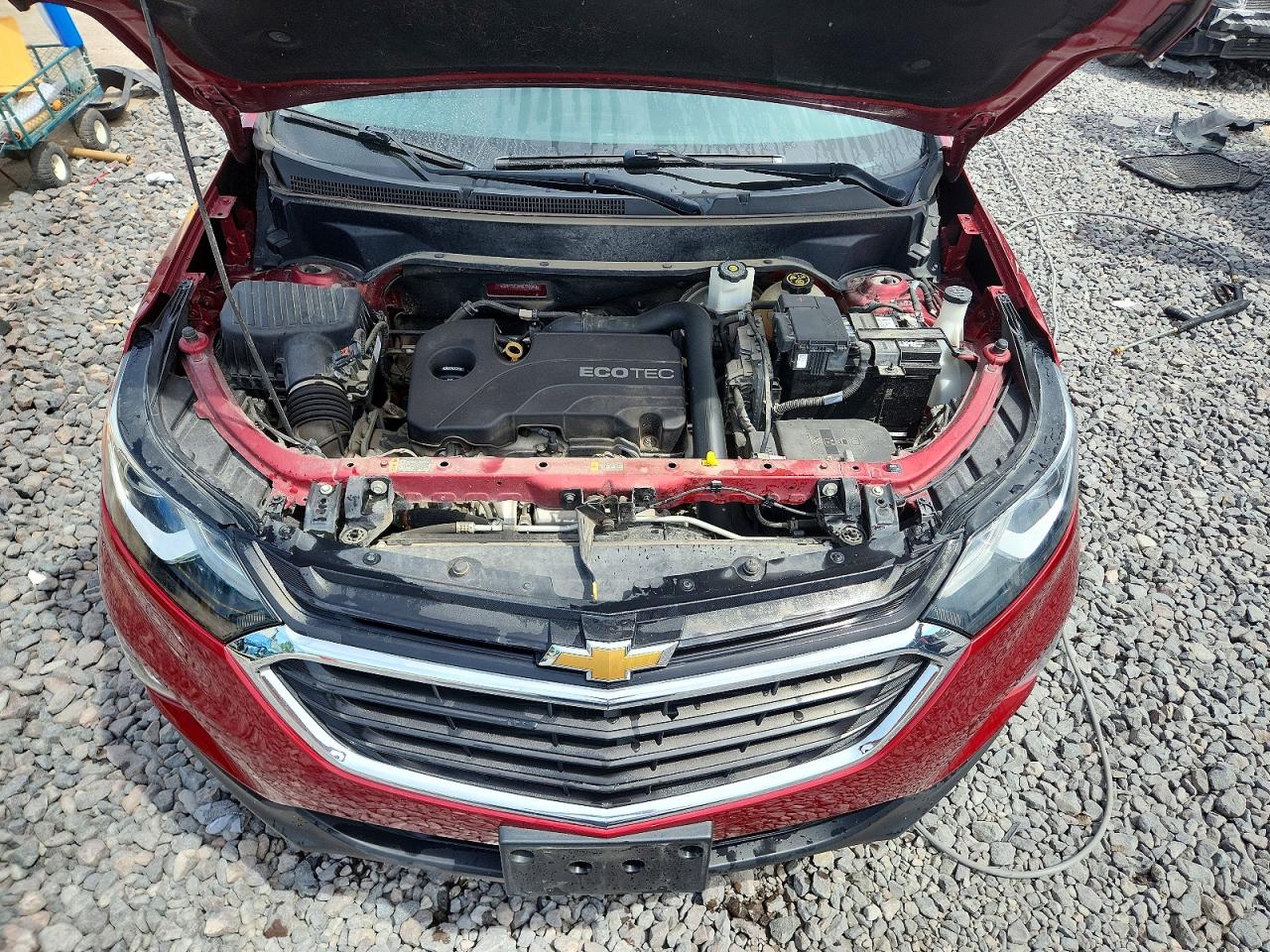 2018 Chevrolet Equinox Lt Red vin: 2GNAXSEV5J6190040