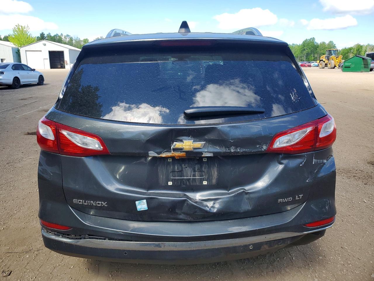2018 Chevrolet Equinox Lt Серый vin: 2GNAXSEV5J6283916