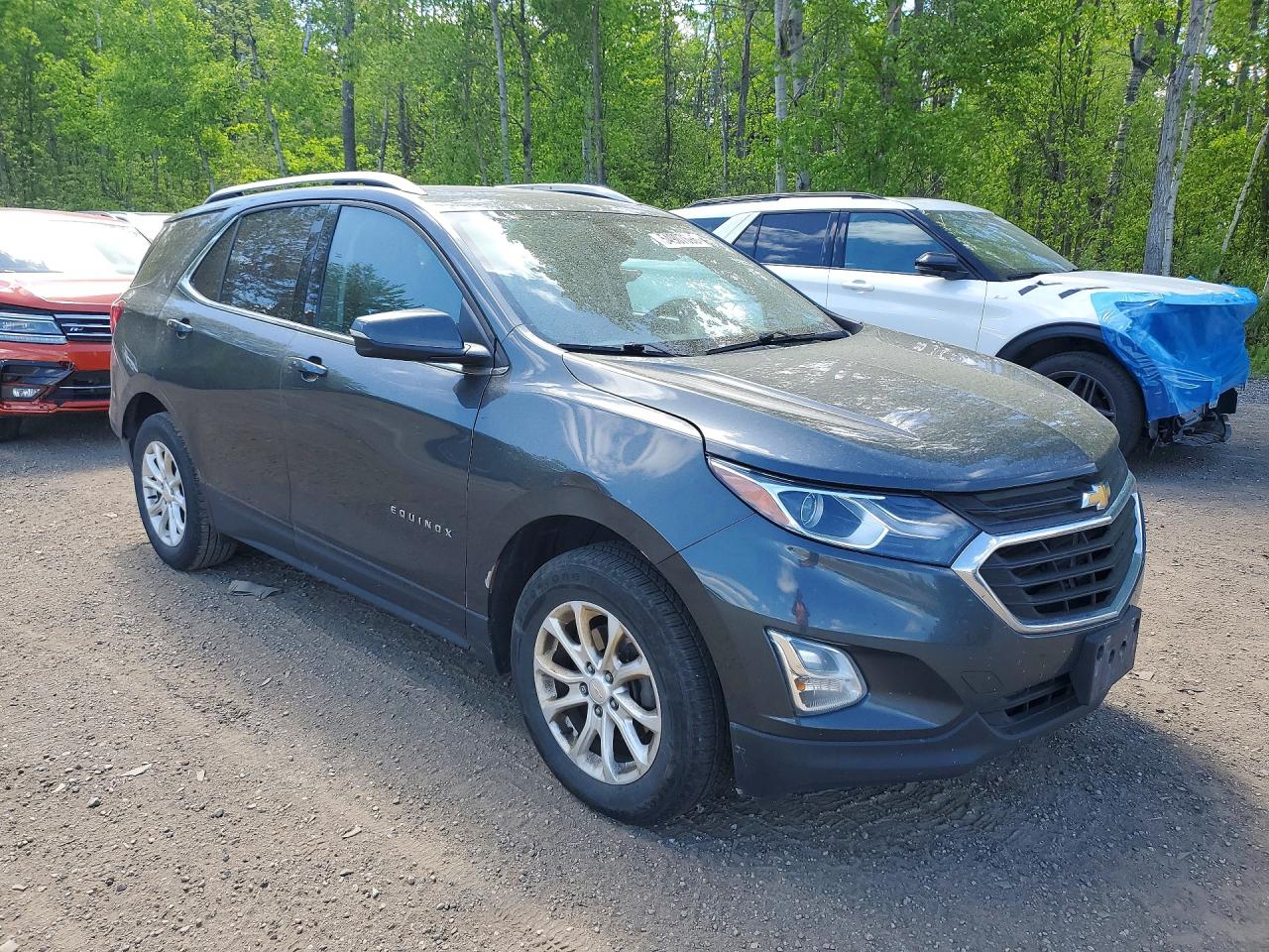 2018 Chevrolet Equinox Lt Серый vin: 2GNAXSEV5J6283916