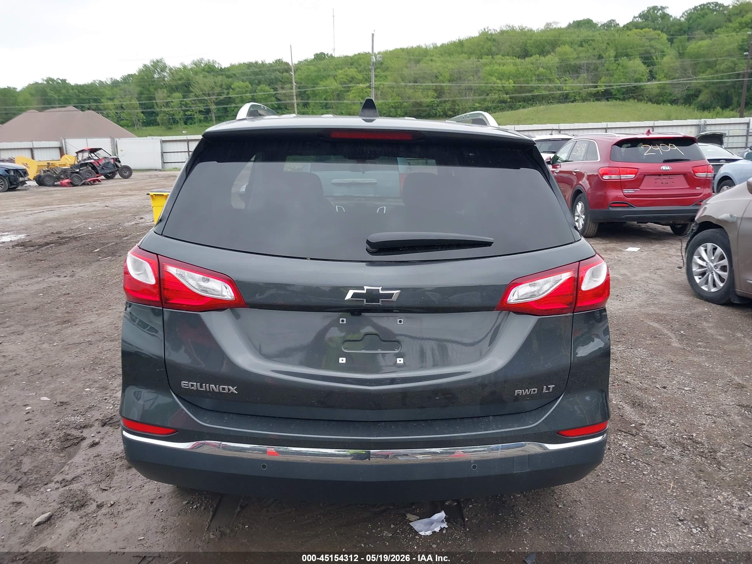 2018 Chevrolet Equinox Lt Gray vin: 2GNAXSEV7J6262596
