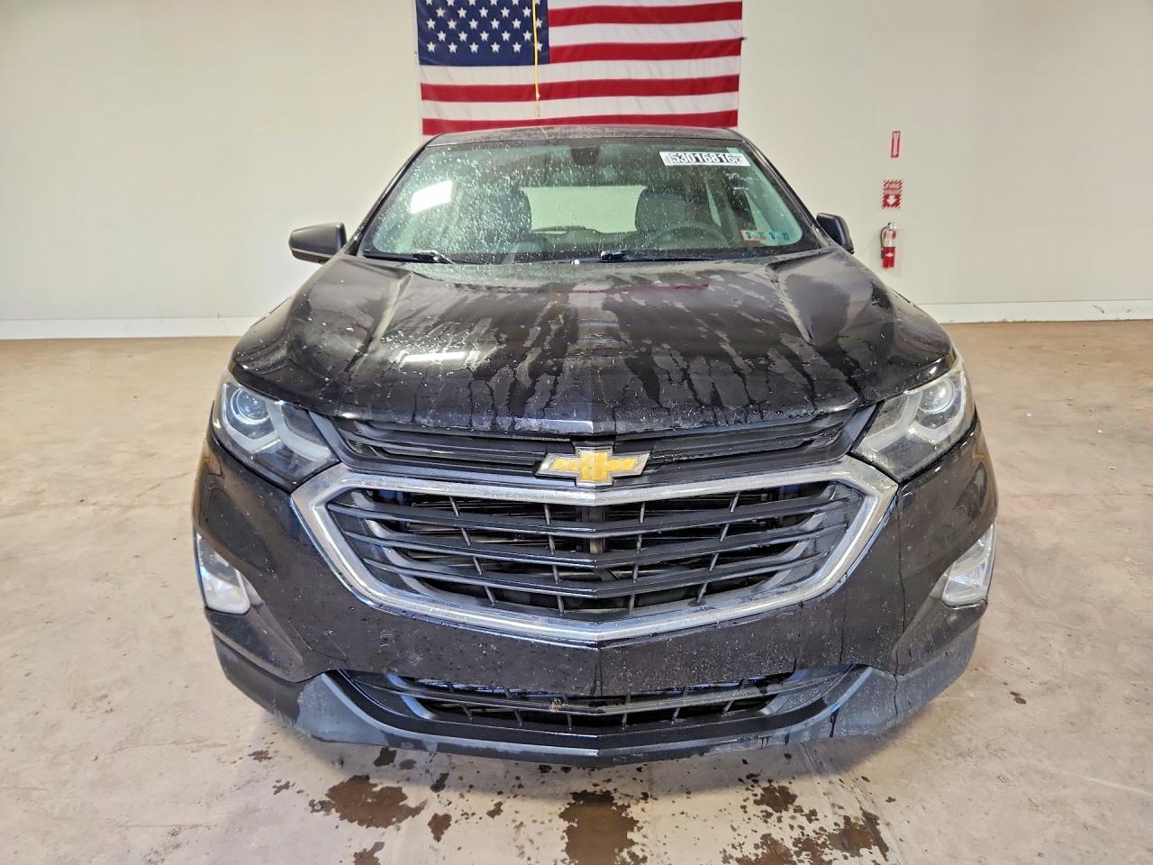 2019 Chevrolet Equinox Ls Black vin: 2GNAXSEV7K6233097