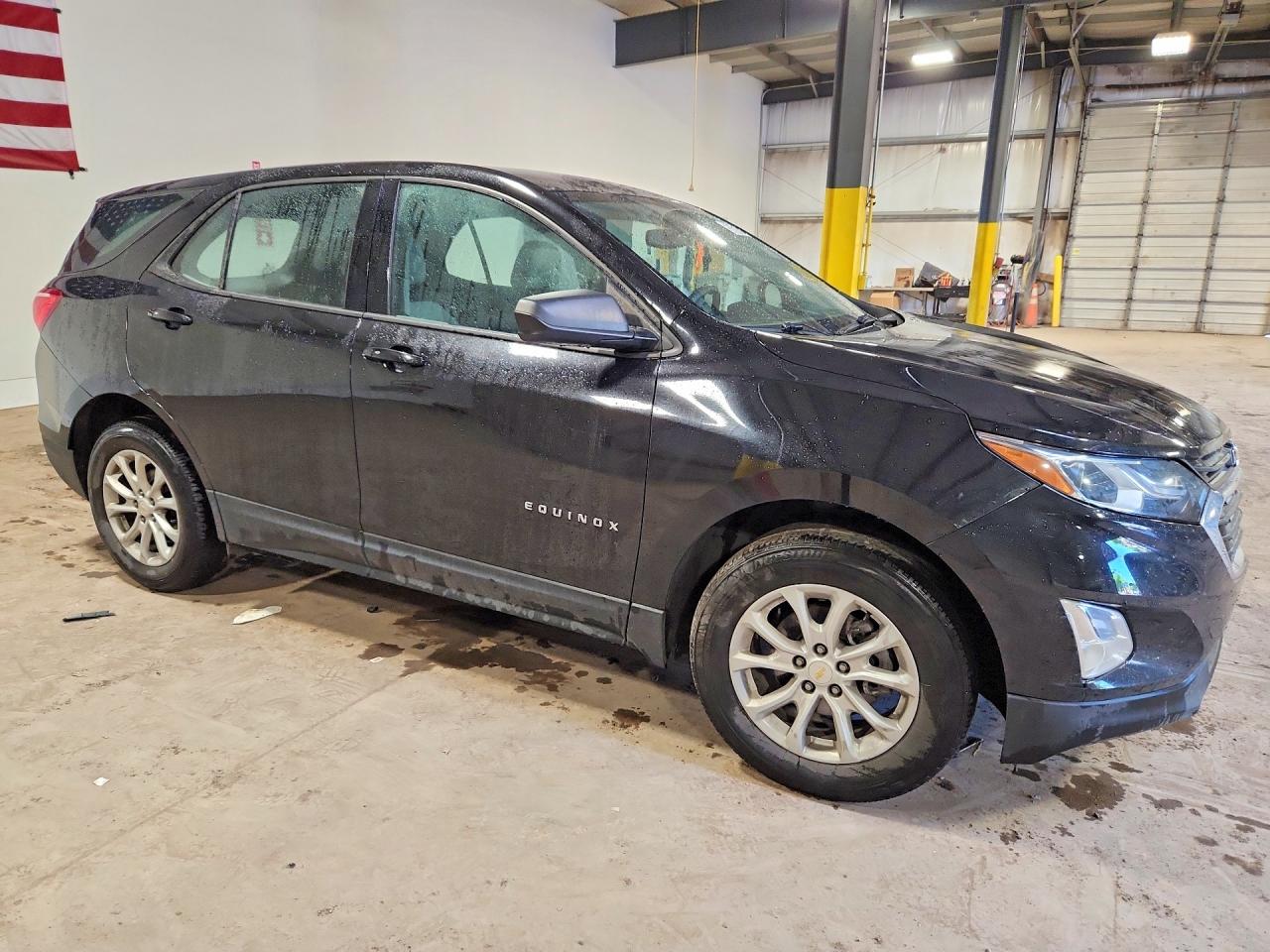 2019 Chevrolet Equinox Ls Black vin: 2GNAXSEV7K6233097