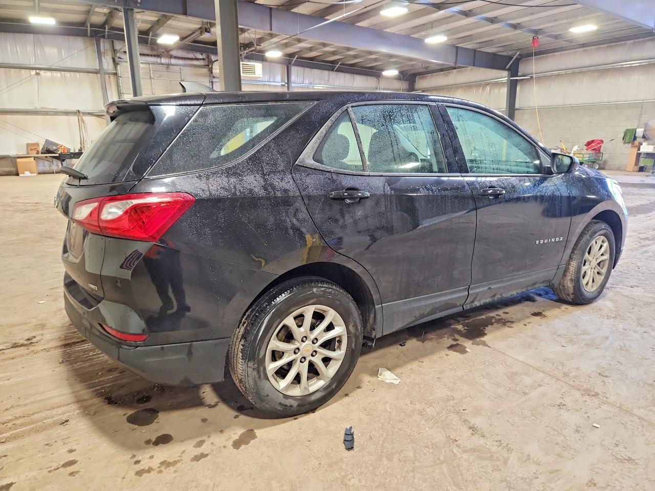 2019 Chevrolet Equinox Ls Black vin: 2GNAXSEV7K6233097