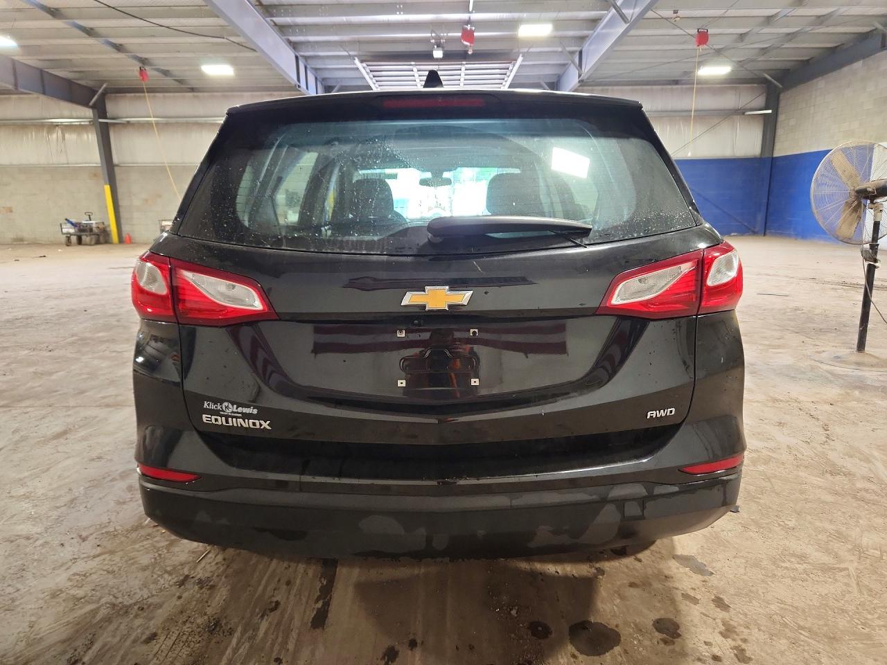 2019 Chevrolet Equinox Ls Black vin: 2GNAXSEV7K6233097
