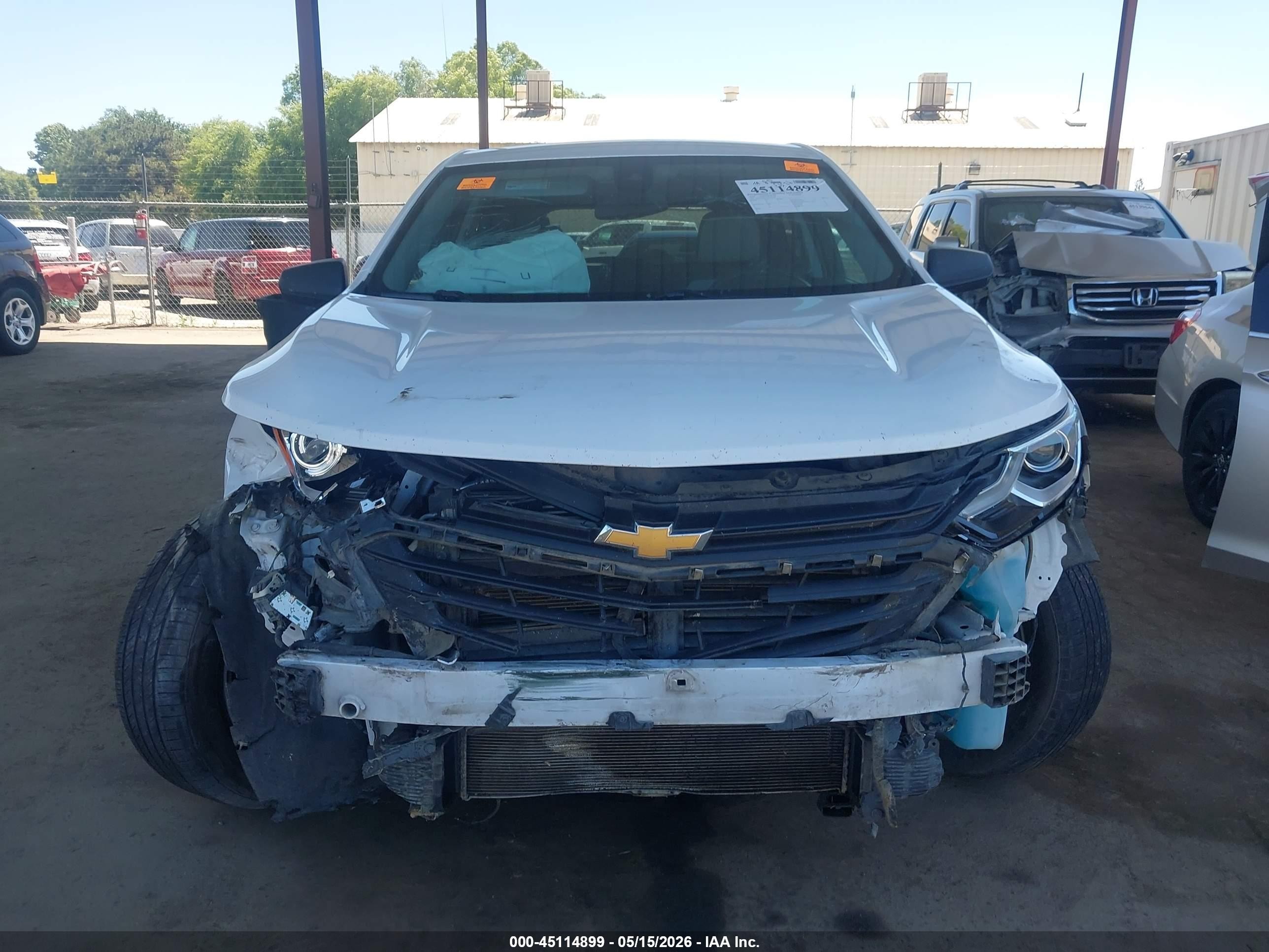 2020 Chevrolet Equinox Awd Ls White vin: 2GNAXSEV7L6181200