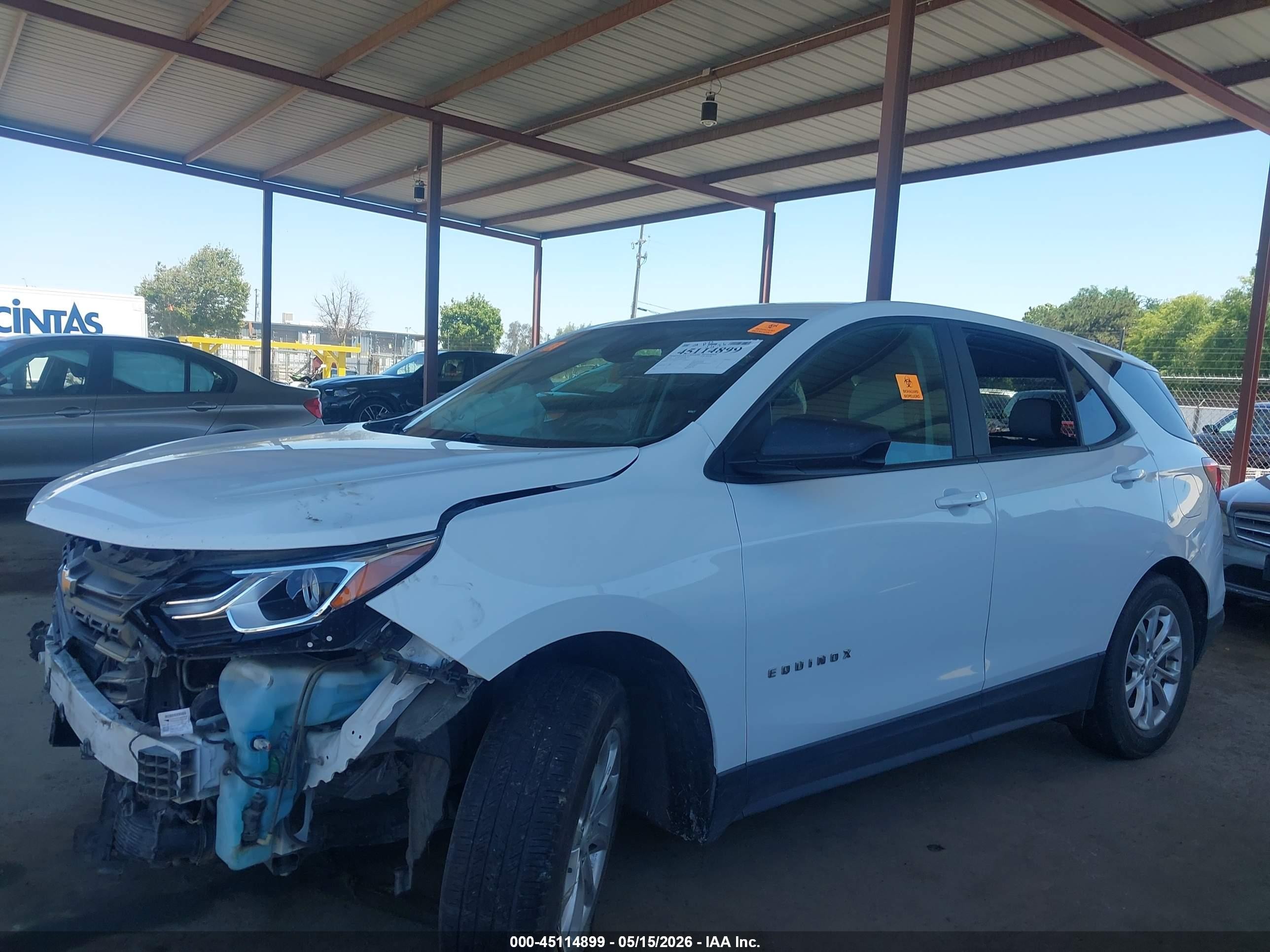 2020 Chevrolet Equinox Awd Ls White vin: 2GNAXSEV7L6181200