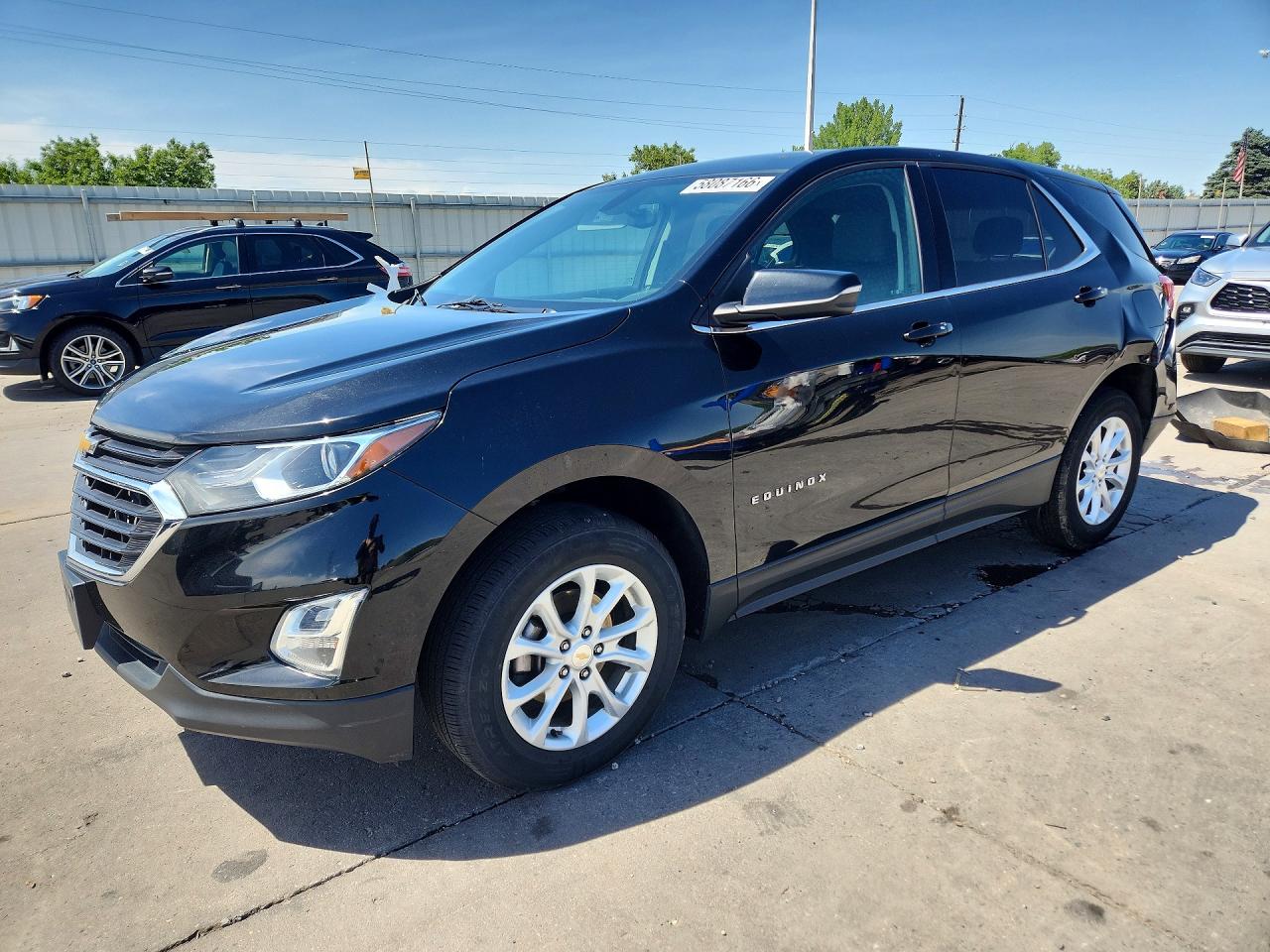 2018 Chevrolet Equinox Lt Black vin: 2GNAXSEV8J6322126