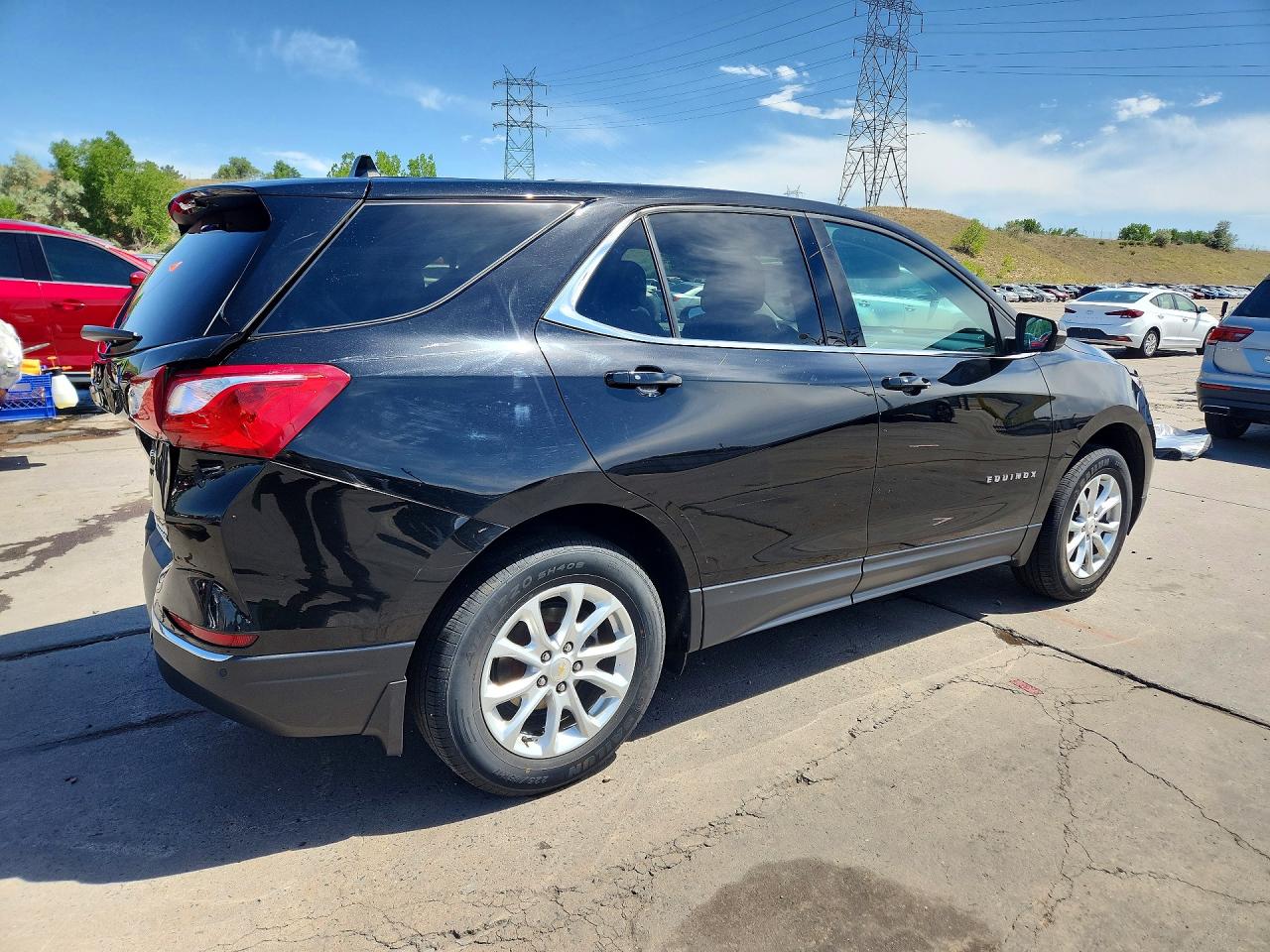 2018 Chevrolet Equinox Lt Black vin: 2GNAXSEV8J6322126
