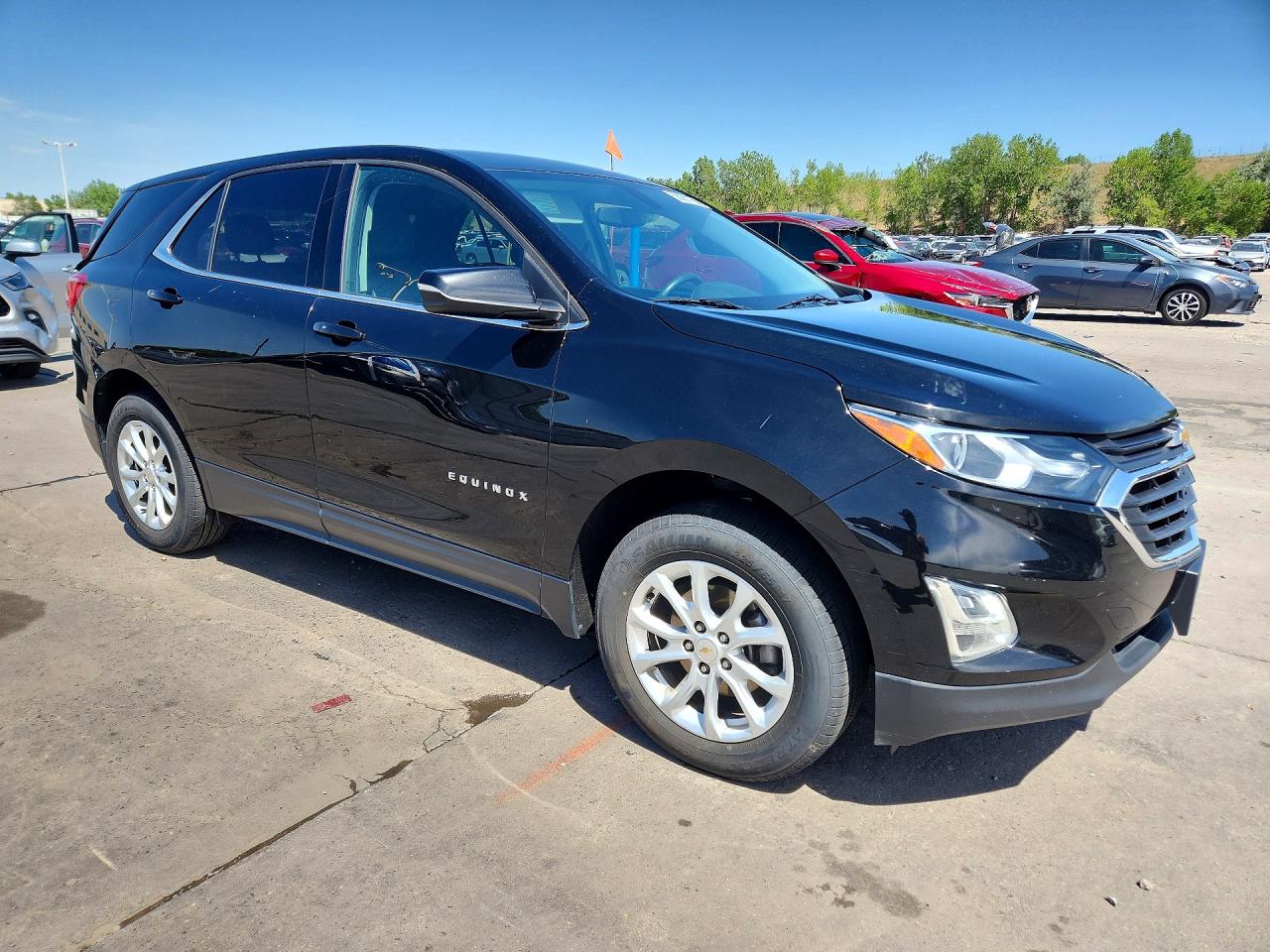 2018 Chevrolet Equinox Lt Black vin: 2GNAXSEV8J6322126