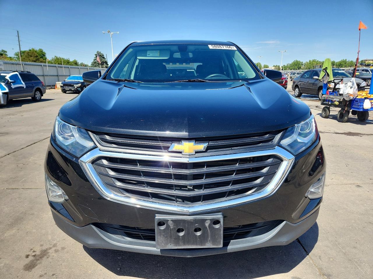 2018 Chevrolet Equinox Lt Black vin: 2GNAXSEV8J6322126