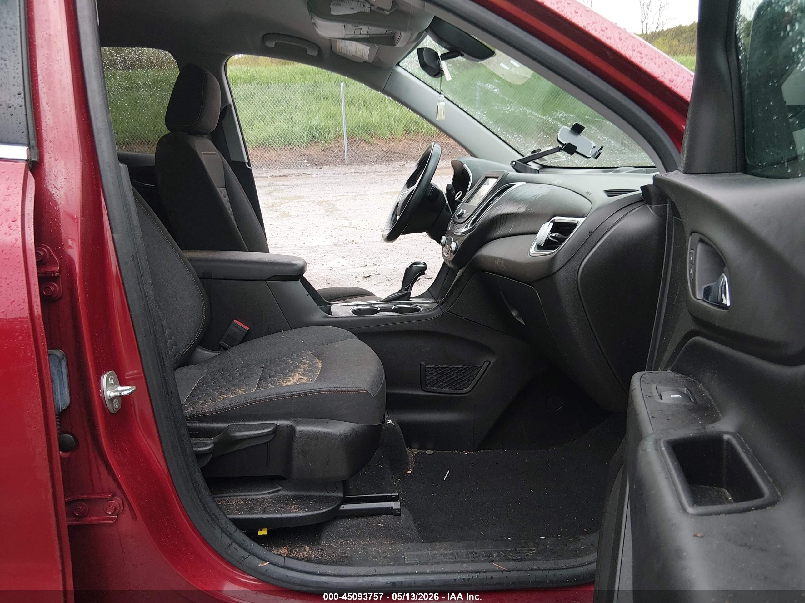 2018 Chevrolet Equinox Lt Red vin: 2GNAXSEV9J6288617