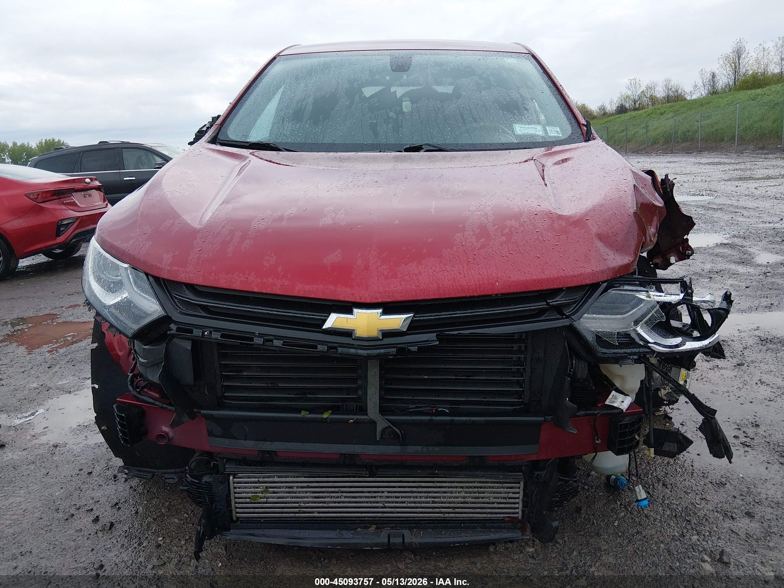 2018 Chevrolet Equinox Lt Red vin: 2GNAXSEV9J6288617