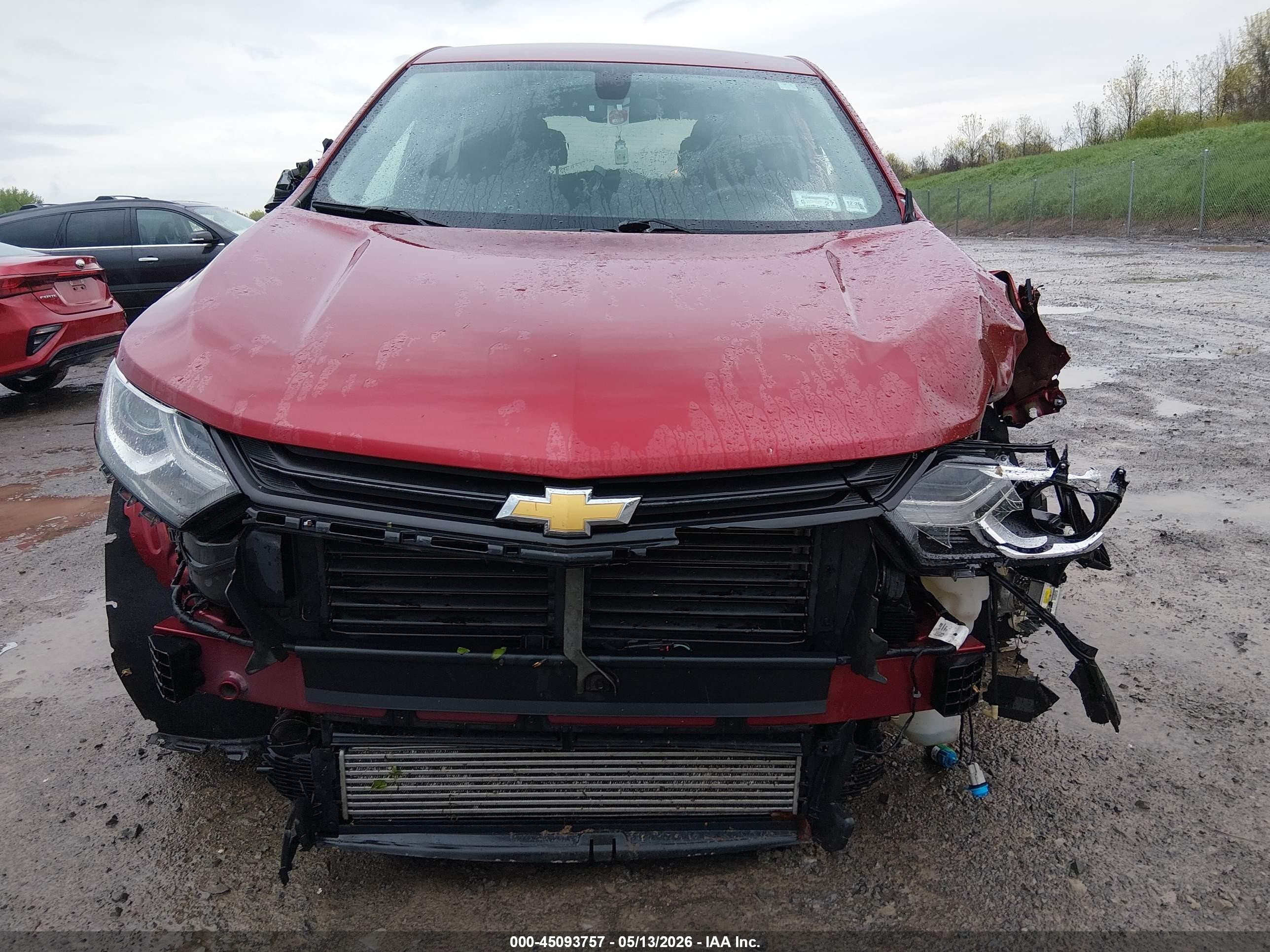 2018 Chevrolet Equinox Lt Red vin: 2GNAXSEV9J6288617
