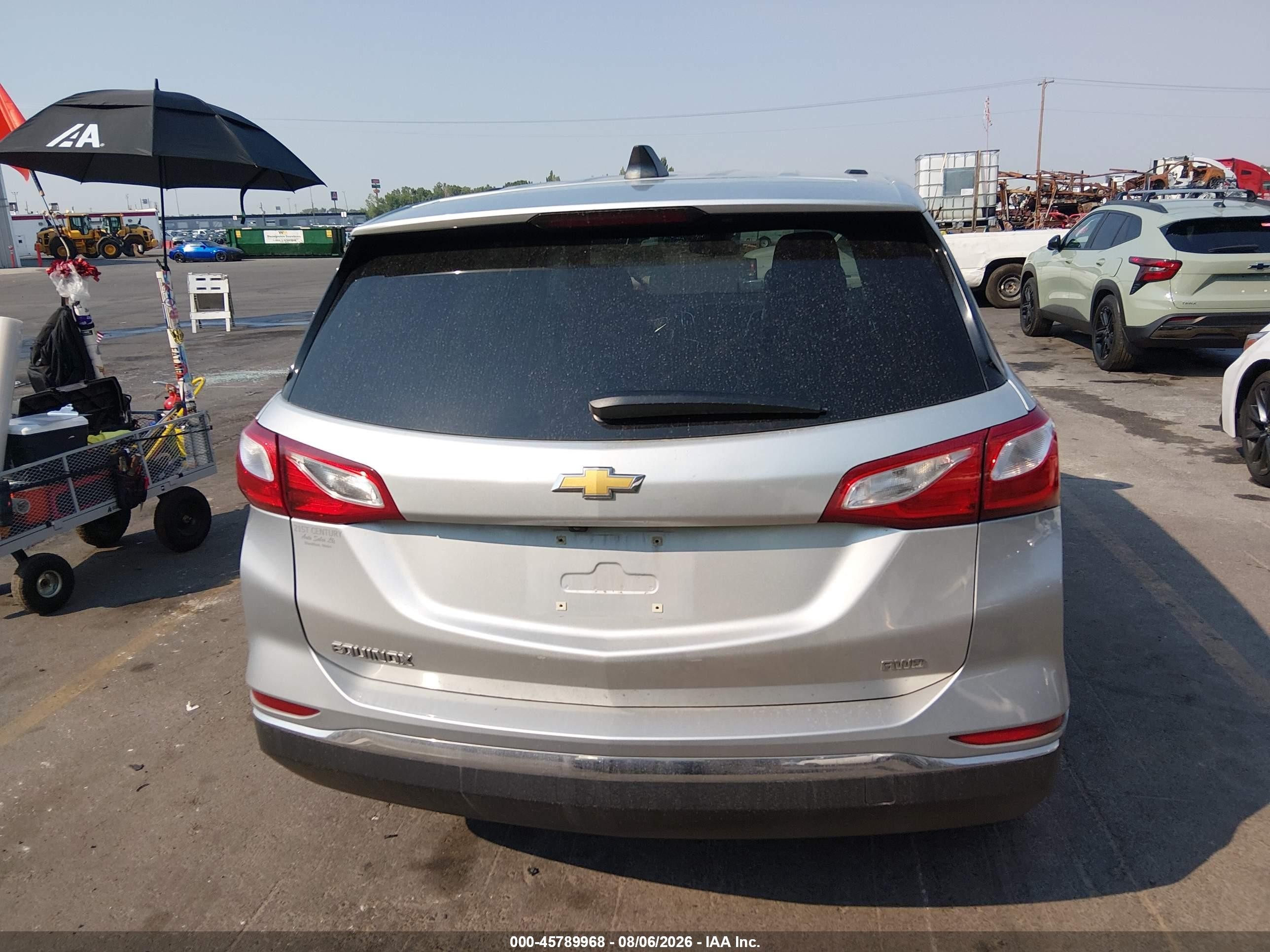 2018 Chevrolet Equinox Lt Silver vin: 2GNAXSEVXJ6191233
