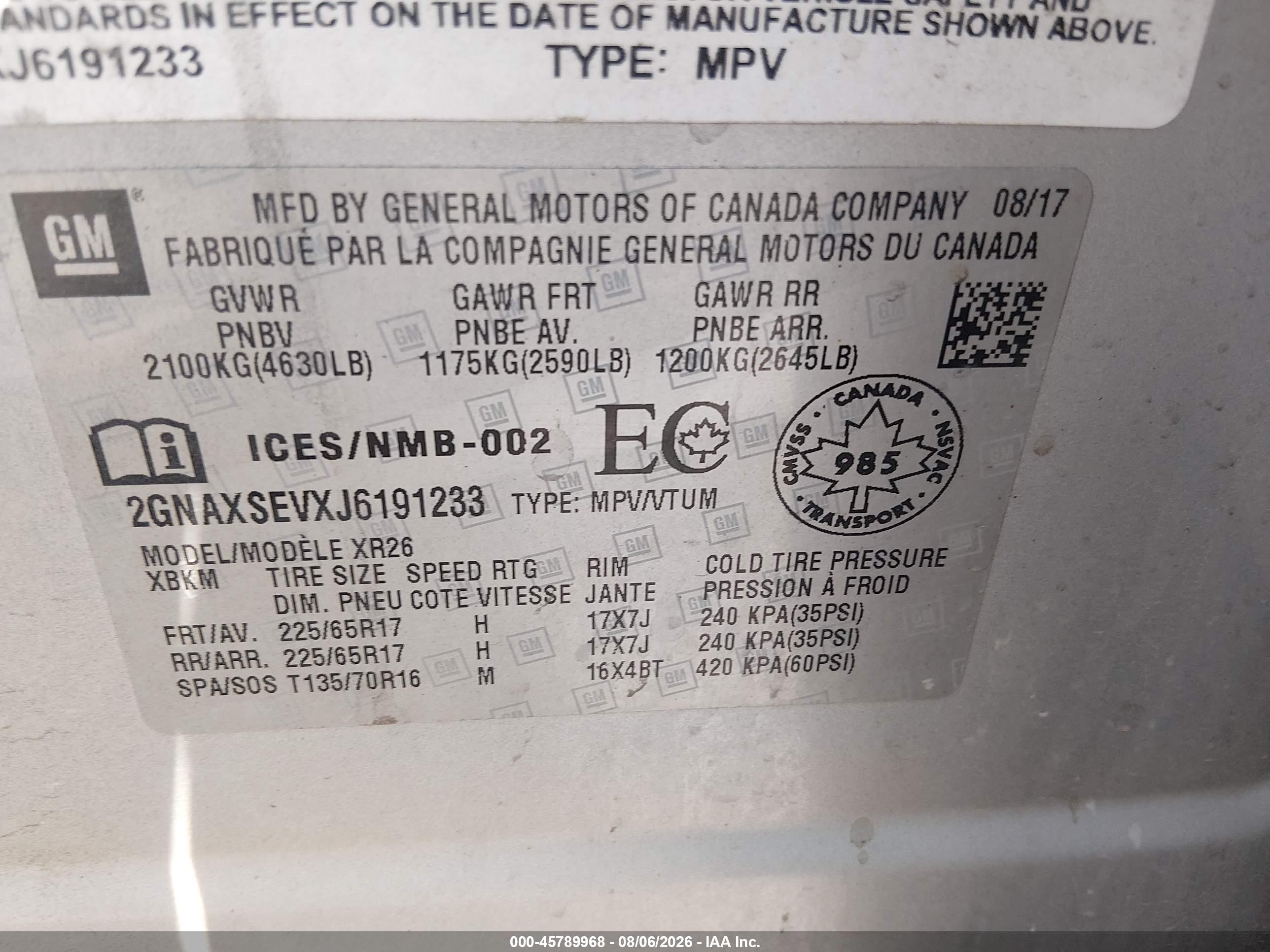 2018 Chevrolet Equinox Lt Silver vin: 2GNAXSEVXJ6191233