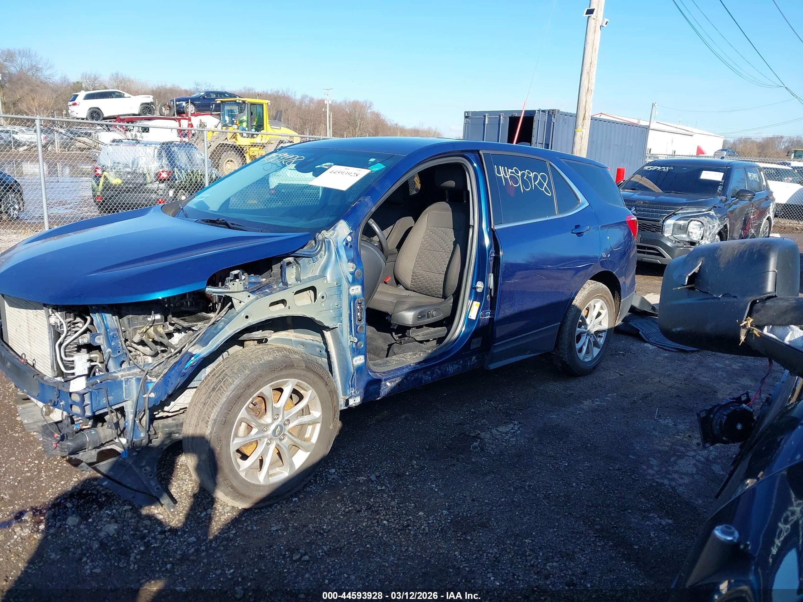 2020 Chevrolet Equinox Awd 2fl Синий vin: 2GNAXTEV1L6244748
