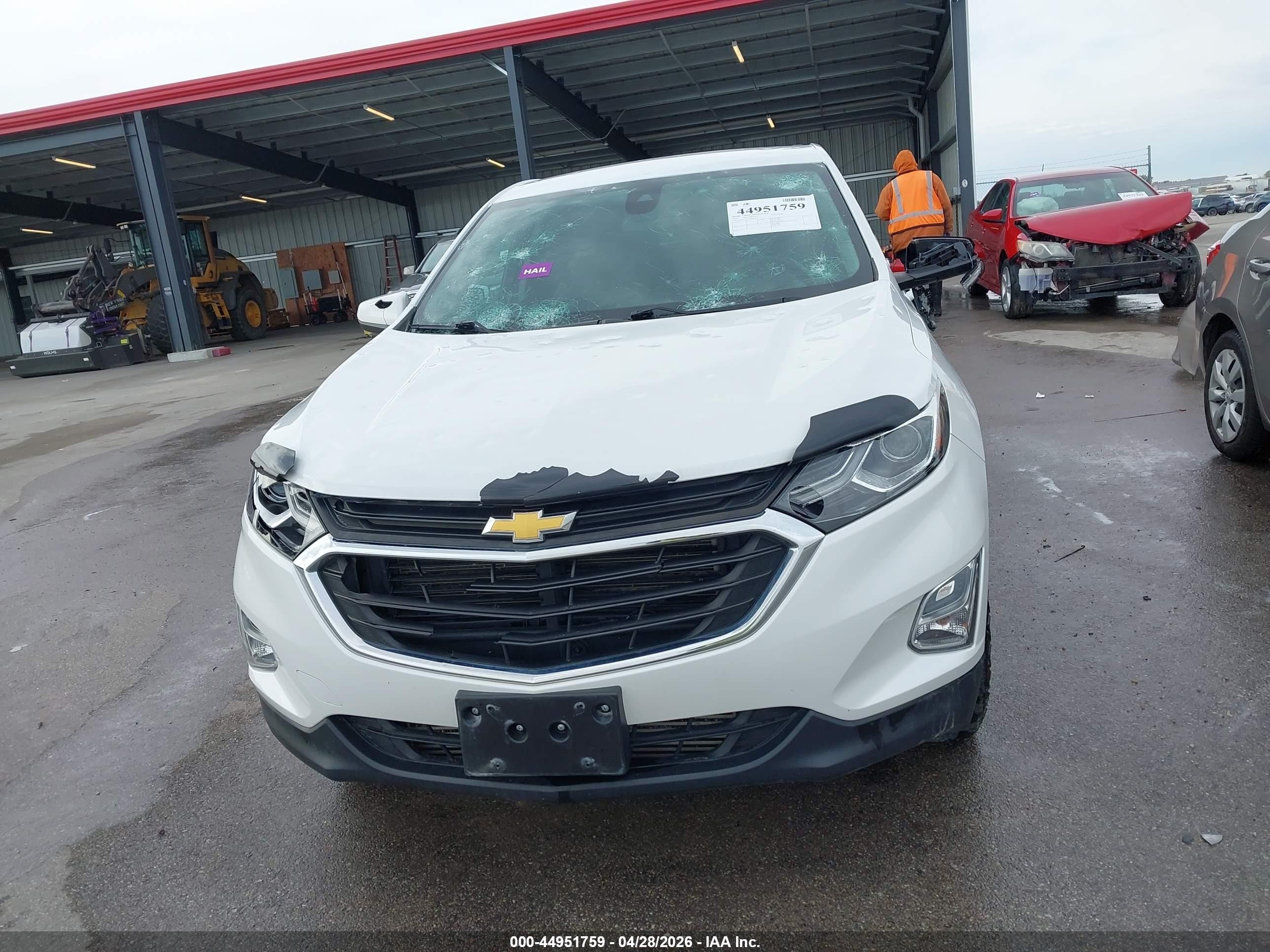 2019 Chevrolet Equinox Lt Белый vin: 2GNAXTEV3K6292346